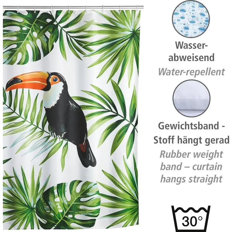 Duschvorhang Tucan