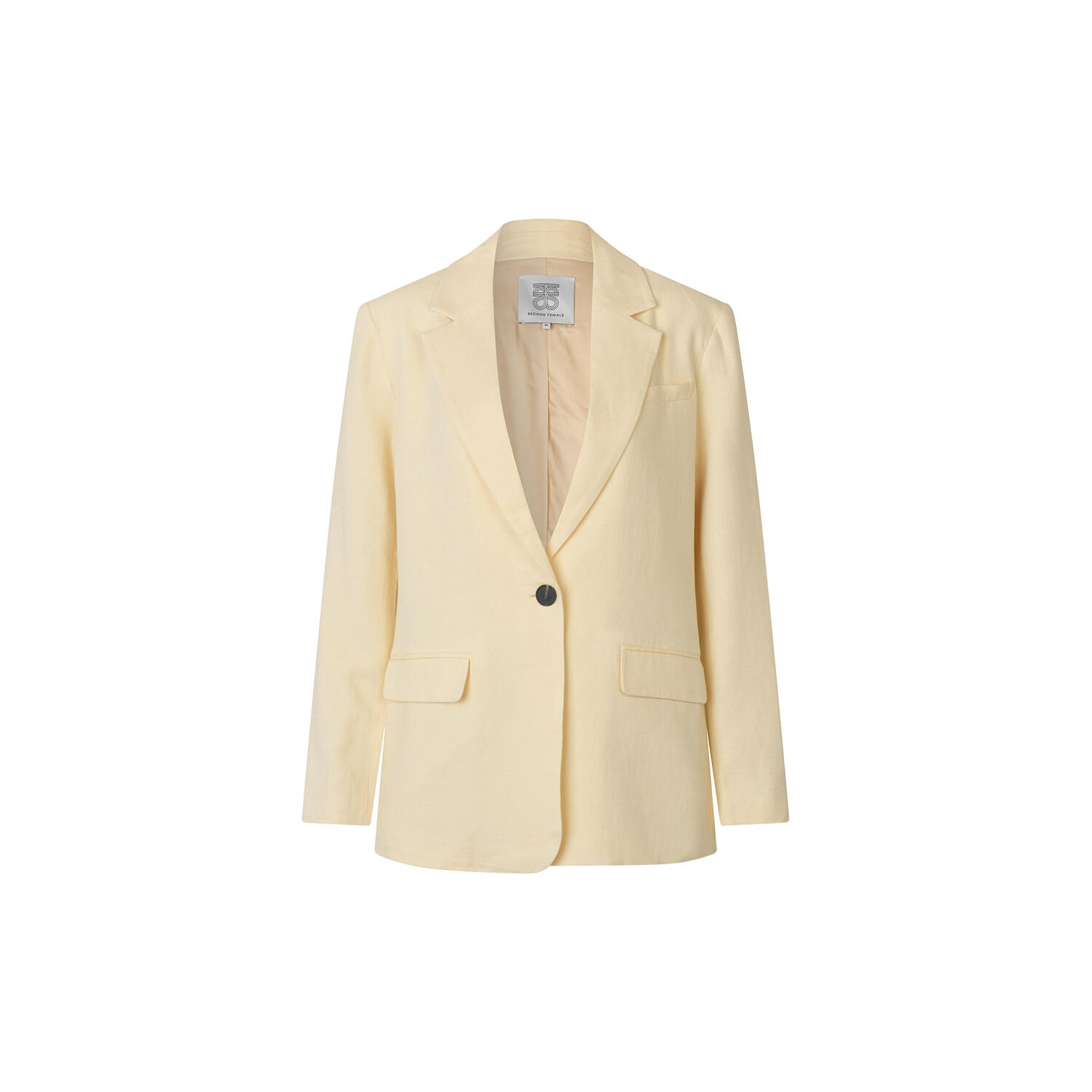 Lino New Fit Blazer, alabaster gleam