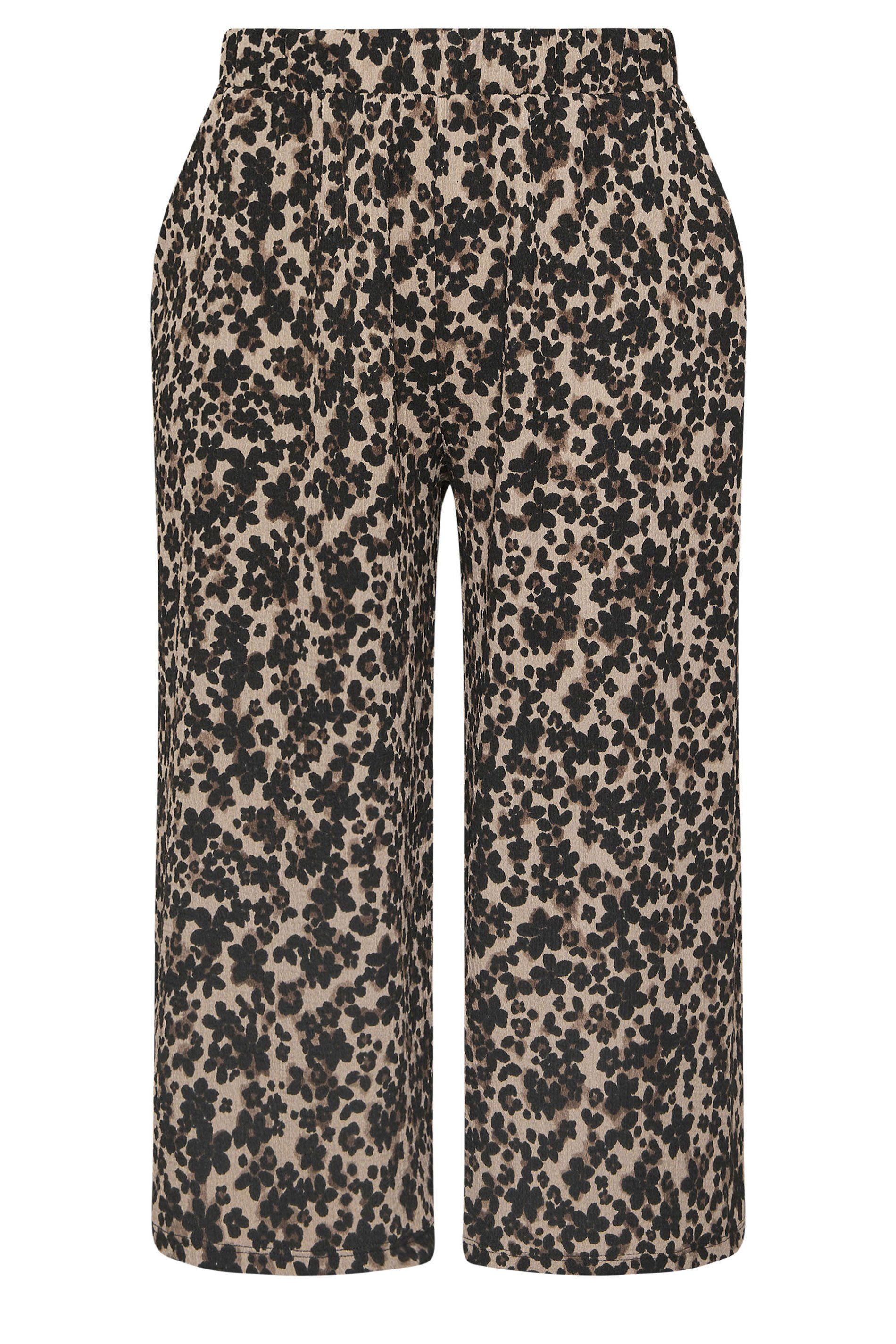 Yours Leopard Print Culottes
