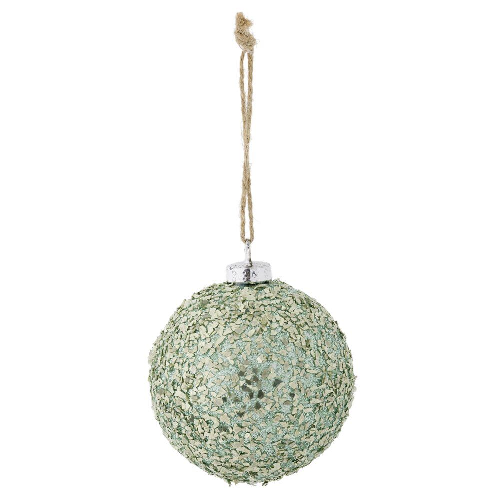 Boule de No&euml;l brillante Ø8cm (3 modèles)