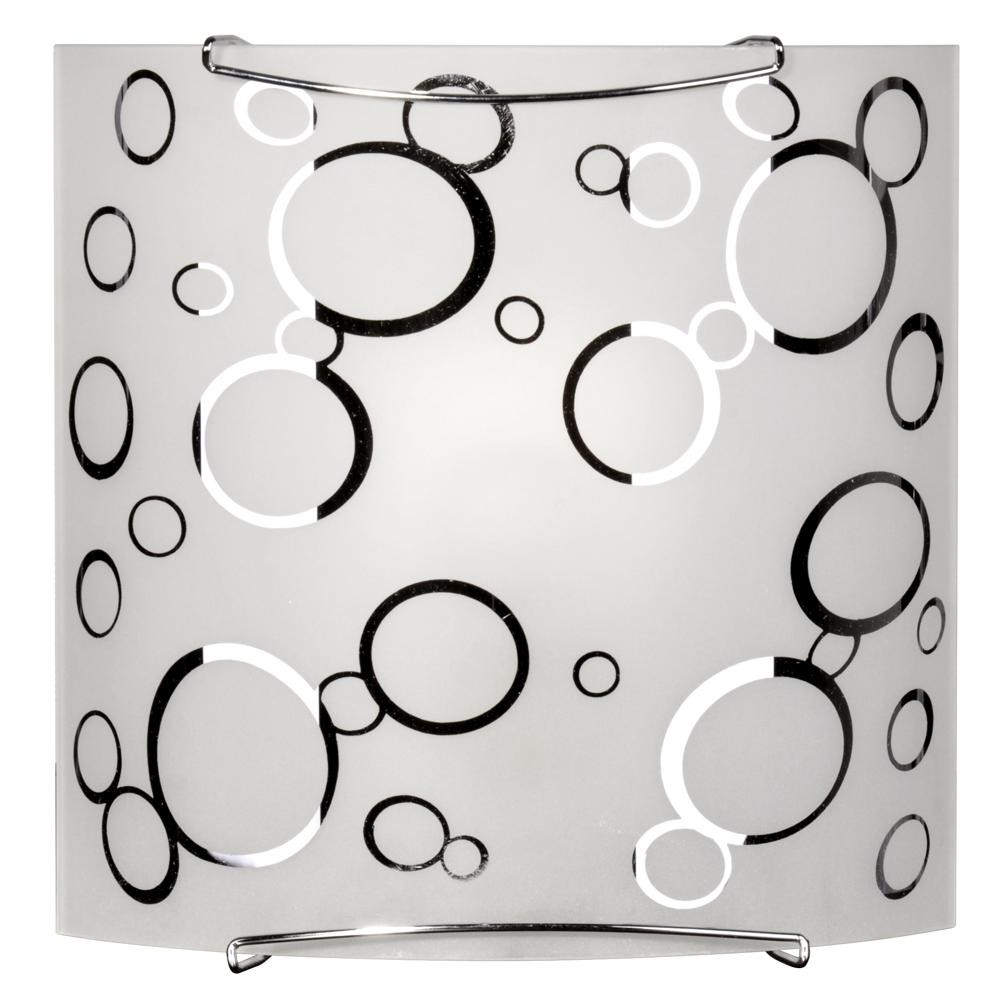 Plafonchromowany czarny kwadratowy 9cm DOKA 1xE27x40W IP20 Candellux