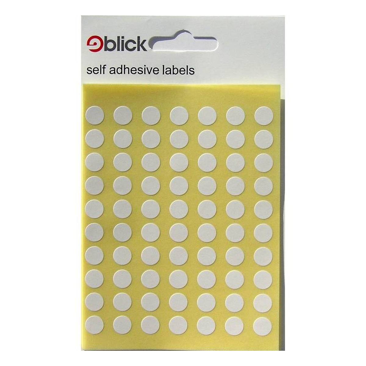 Blick Circle Labels 490 Pack White