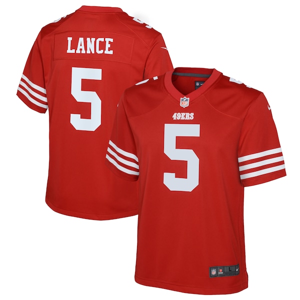 Trey Lance San Francisco 49ers Nike Youth Game Jersey - Scarlet/White