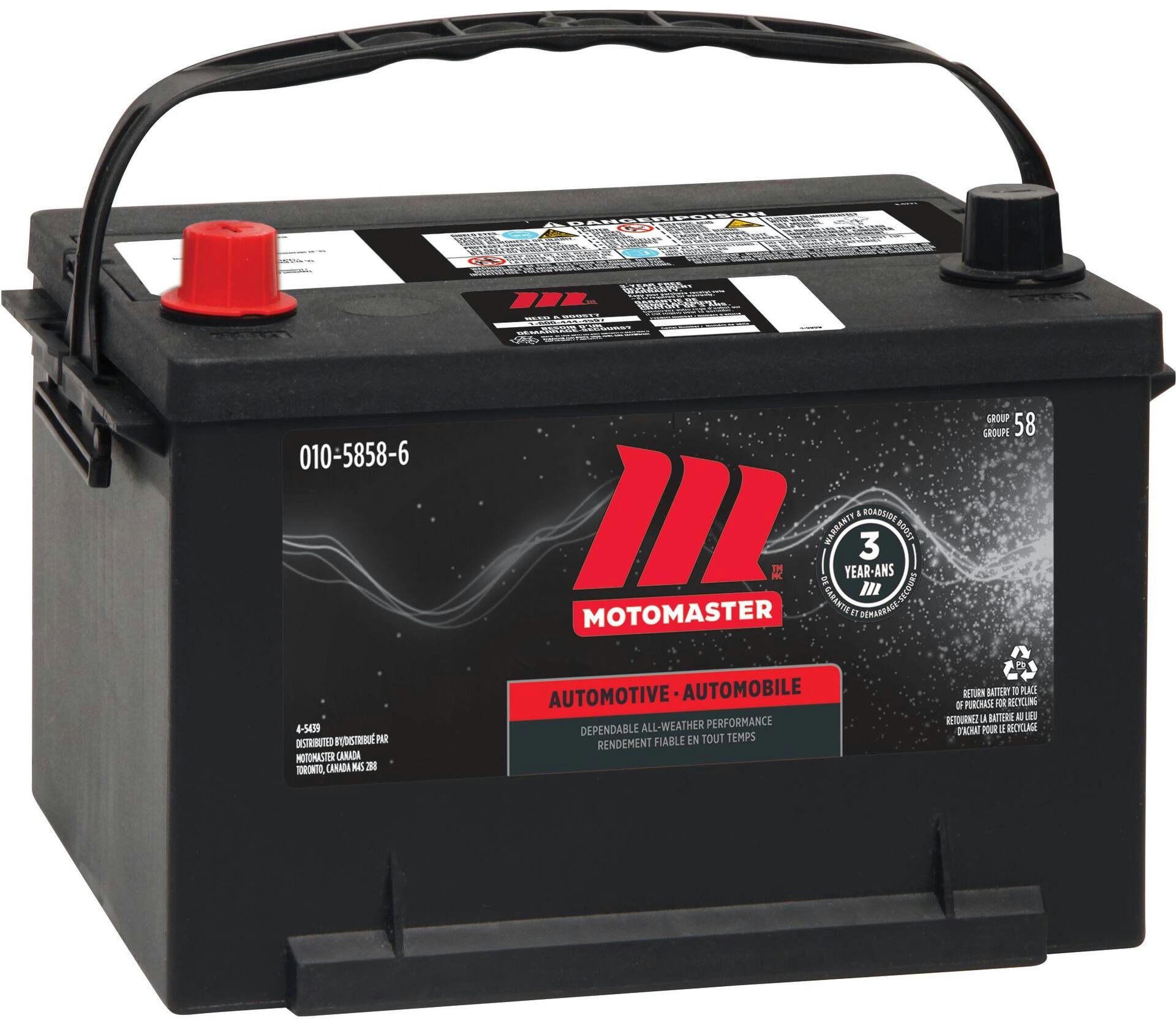 MOTOMASTER Group Size 58 Battery, 580 CCA