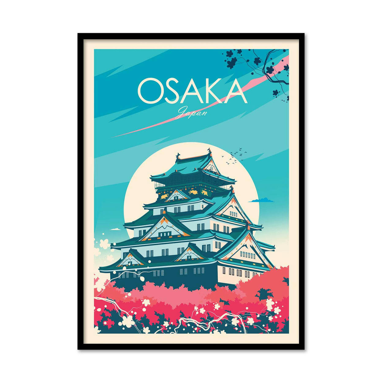 STUDIO INCEPTION - OSAKA JAPAN - STUDIO INCEPTION - Affiche d'art 50 x 70 cm