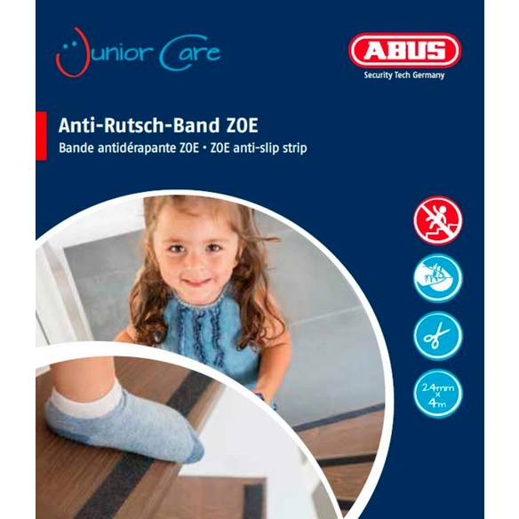 Anti-Rutschband, schwarz, Kunststoff