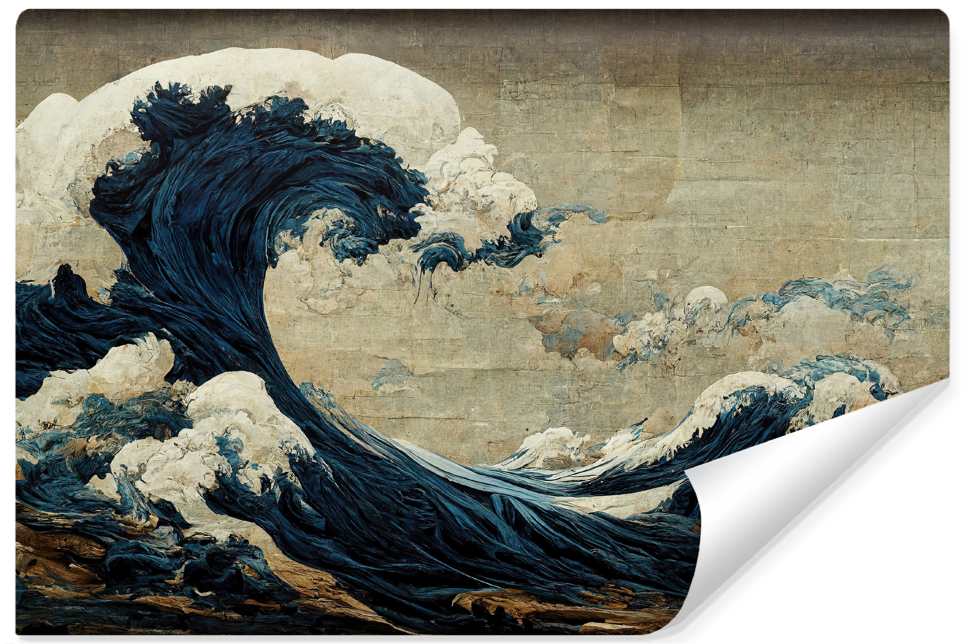 Fototapeta Ścienna FALE Styl Vintage Ocean 90x60cm