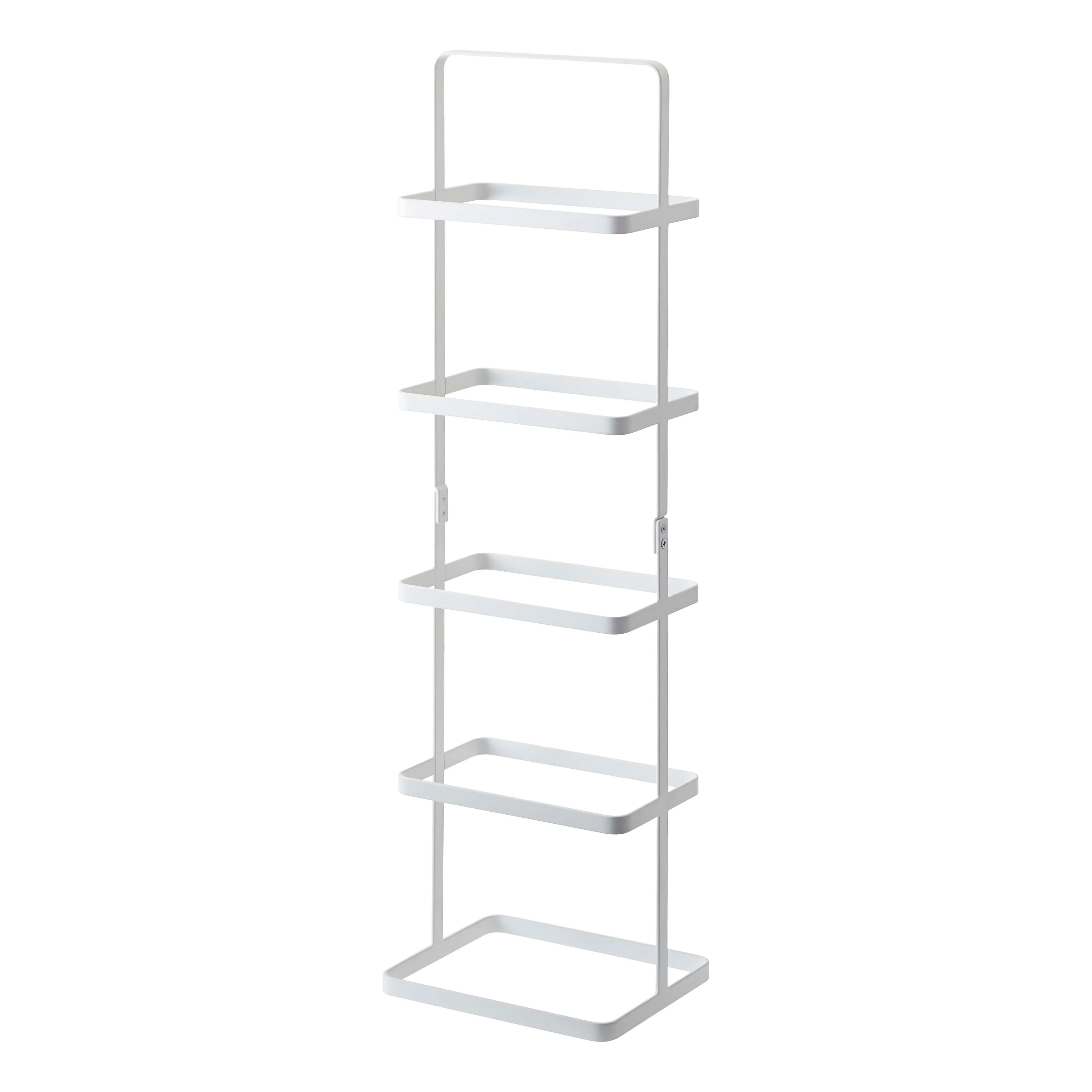Yamazaki Home Shoe Rack - Two Styles, Steel, Holds 5 shoes, Holds 11 lbs - L 7.09 x W 8.66 x H 30.51 inches