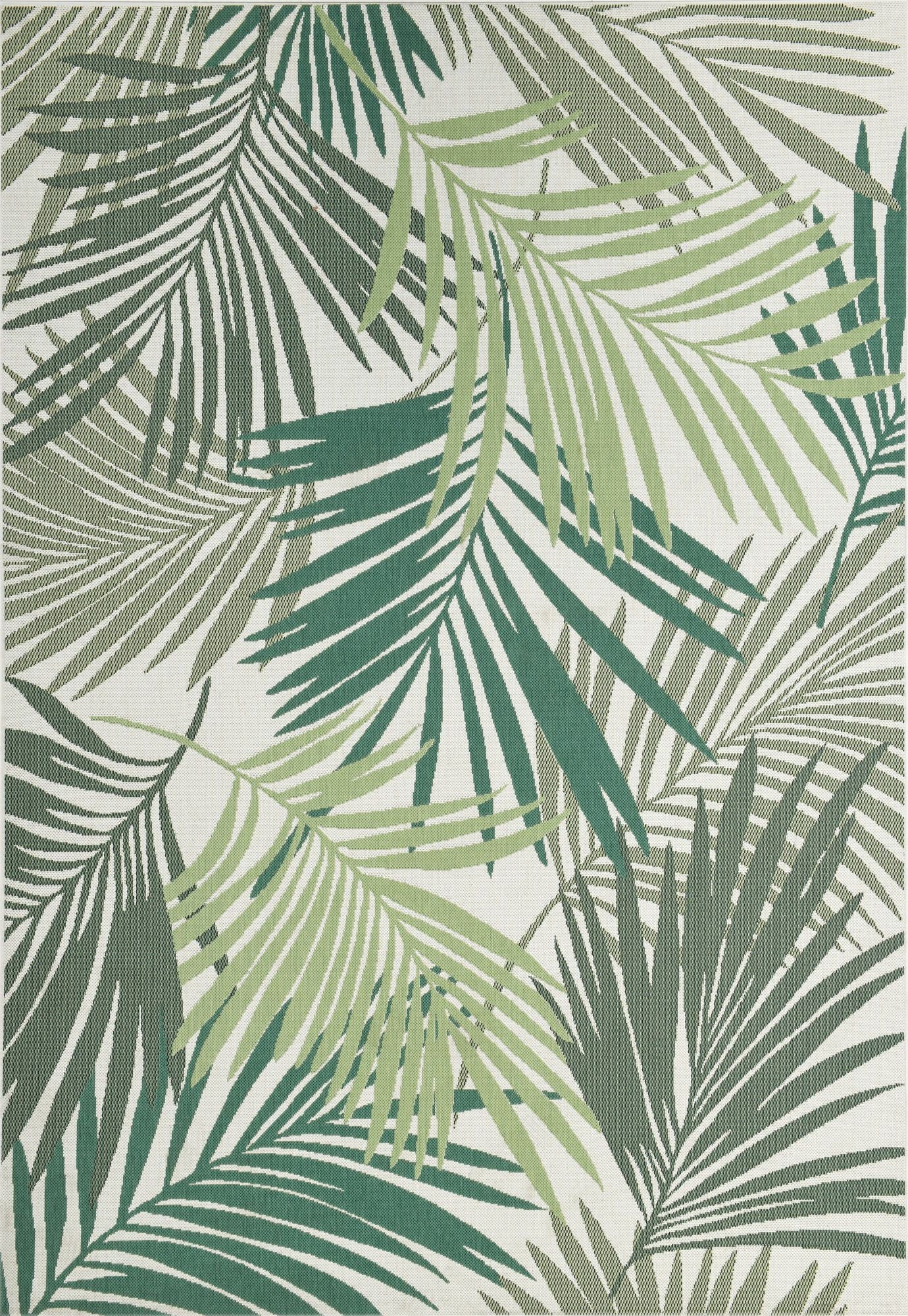 Naturalis karpet - 160x230 cm - palm leaf green