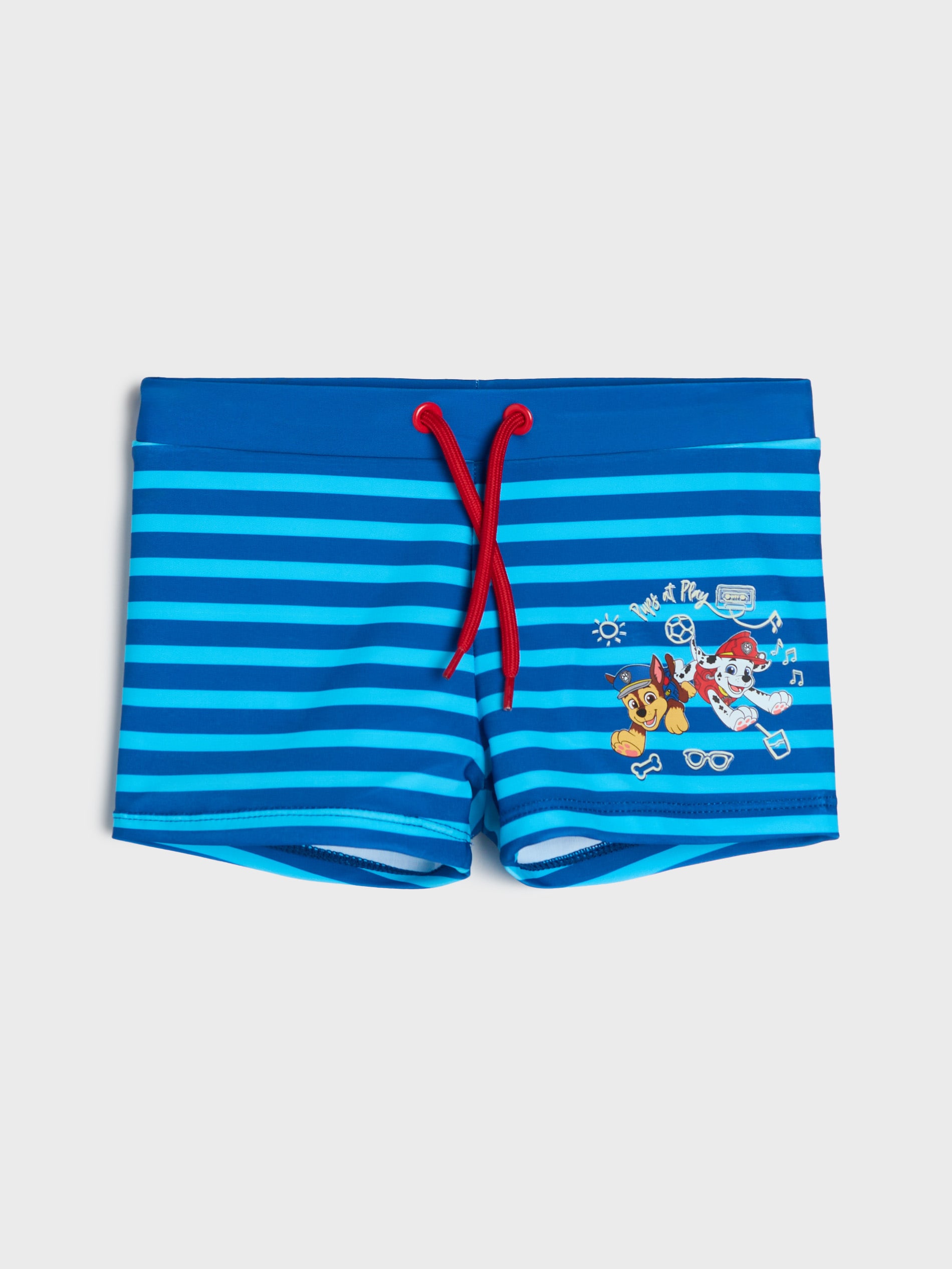 Kąpielówki z wiązaniem w paski PAW Patrol