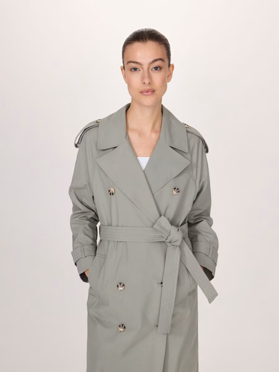 Double Breasted Oversized Trench Coat