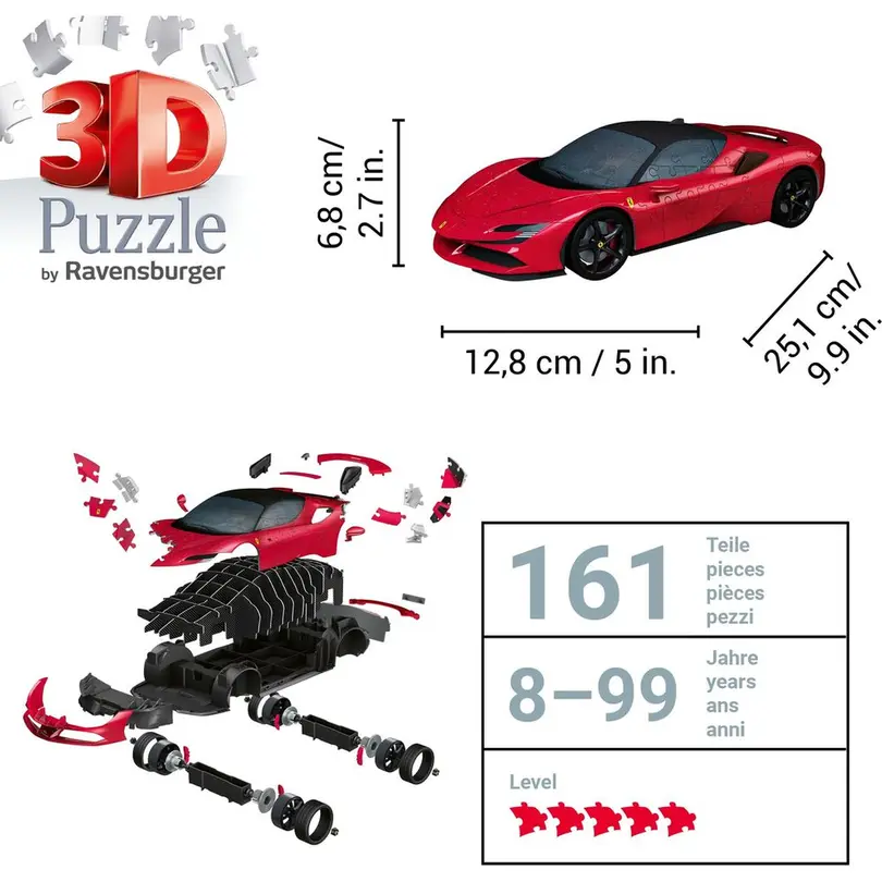 3D-Puzzle 108-teilig Jigzle