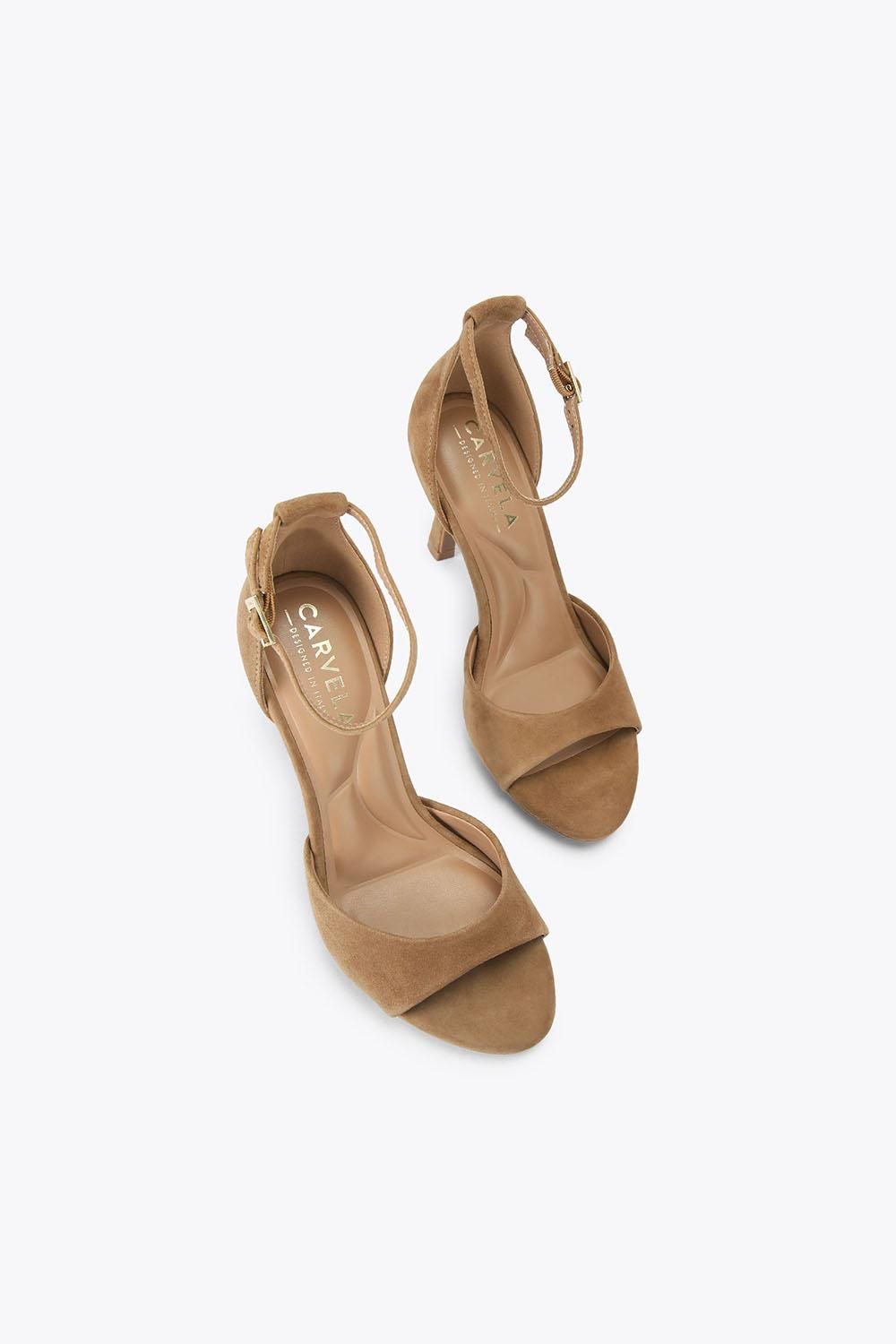Carvela Corletta Sandal' Suede Heels