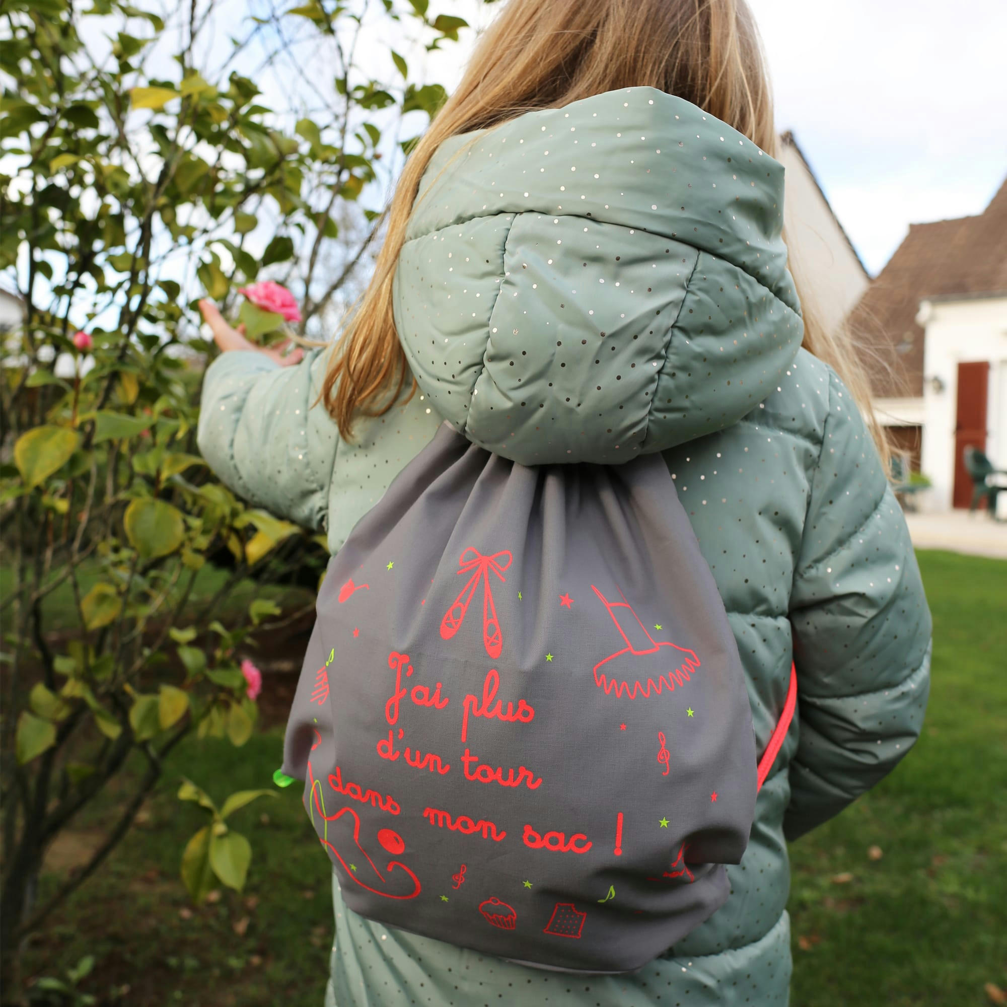 - Sac à dos enfants Gris 32cm