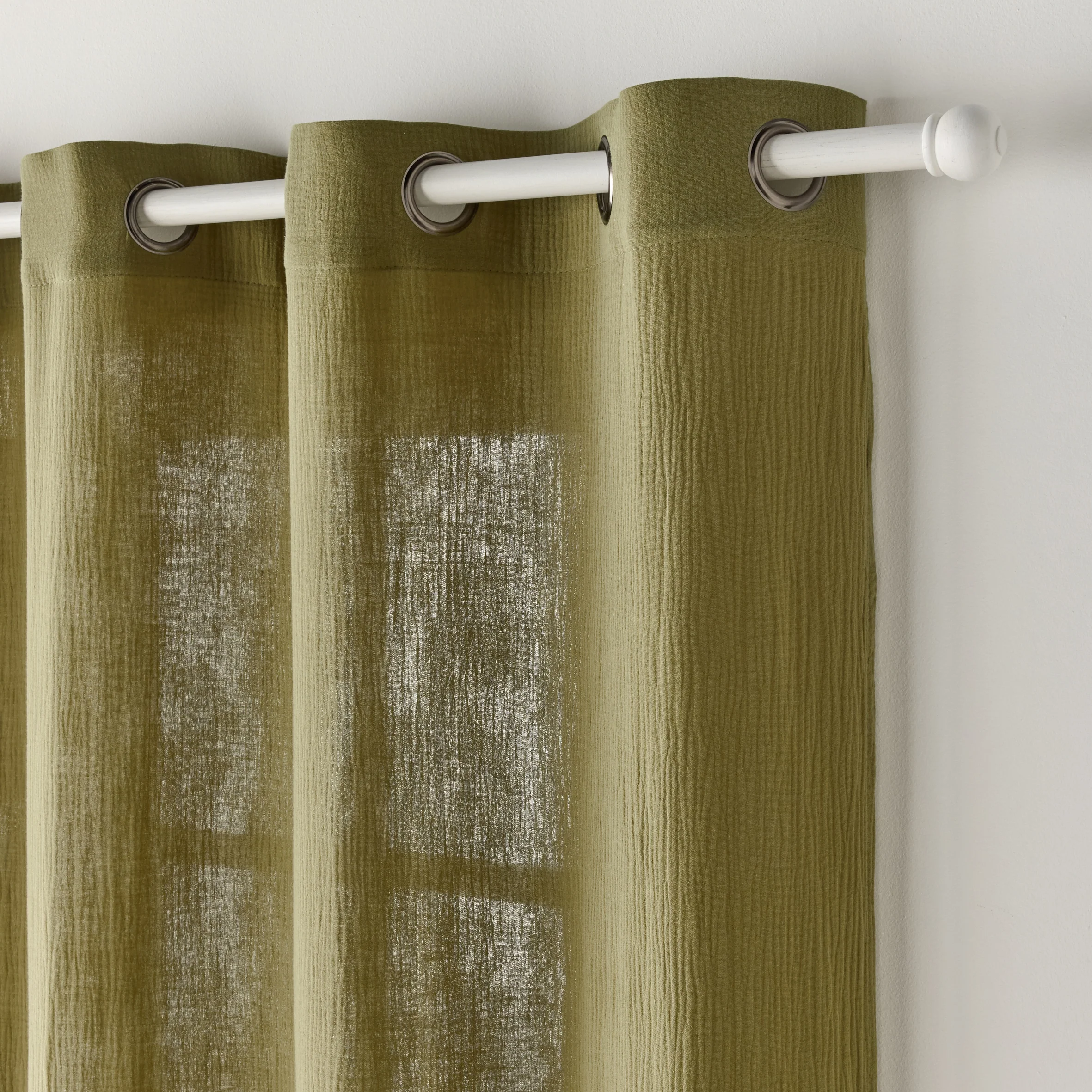 Rideau EPURE coloris Tilleul 130 x 240 cm