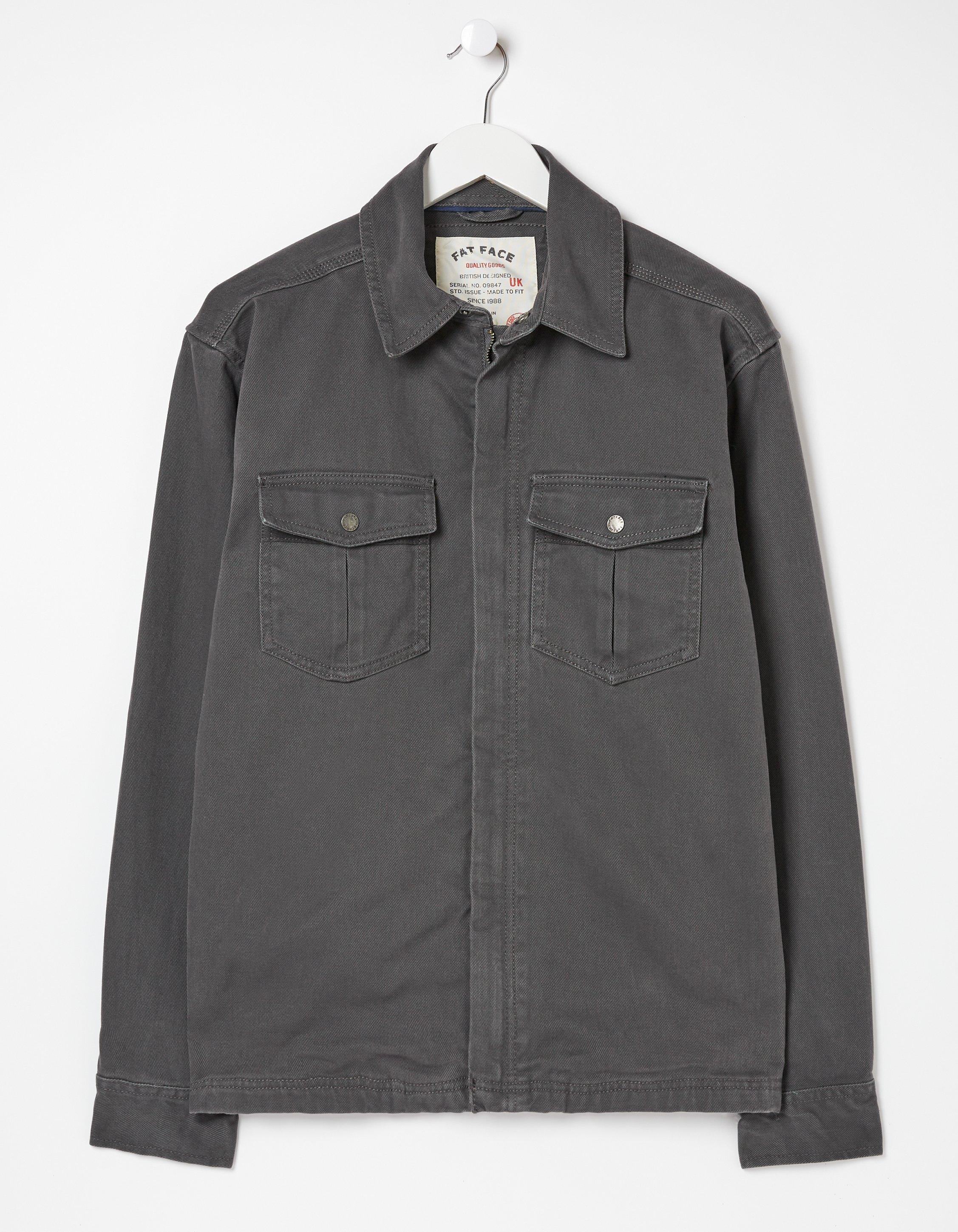 Bowd Zip Front Overshirt