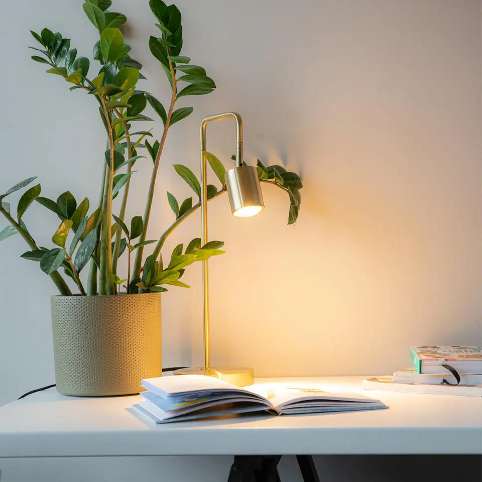 Qazqa solar lamp java goudkleurig gu10