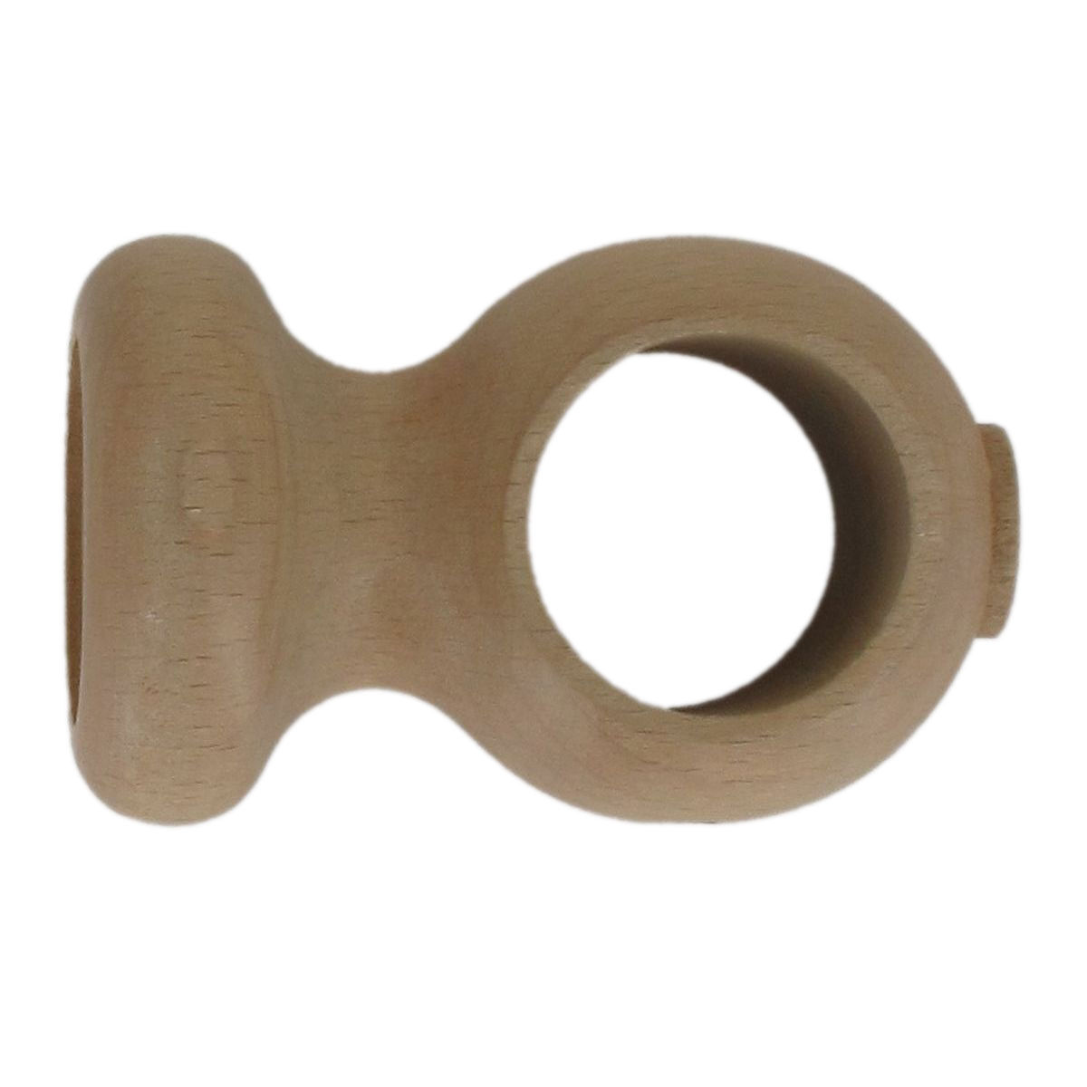 Conjunto de 2 suportes cor madeira para teto