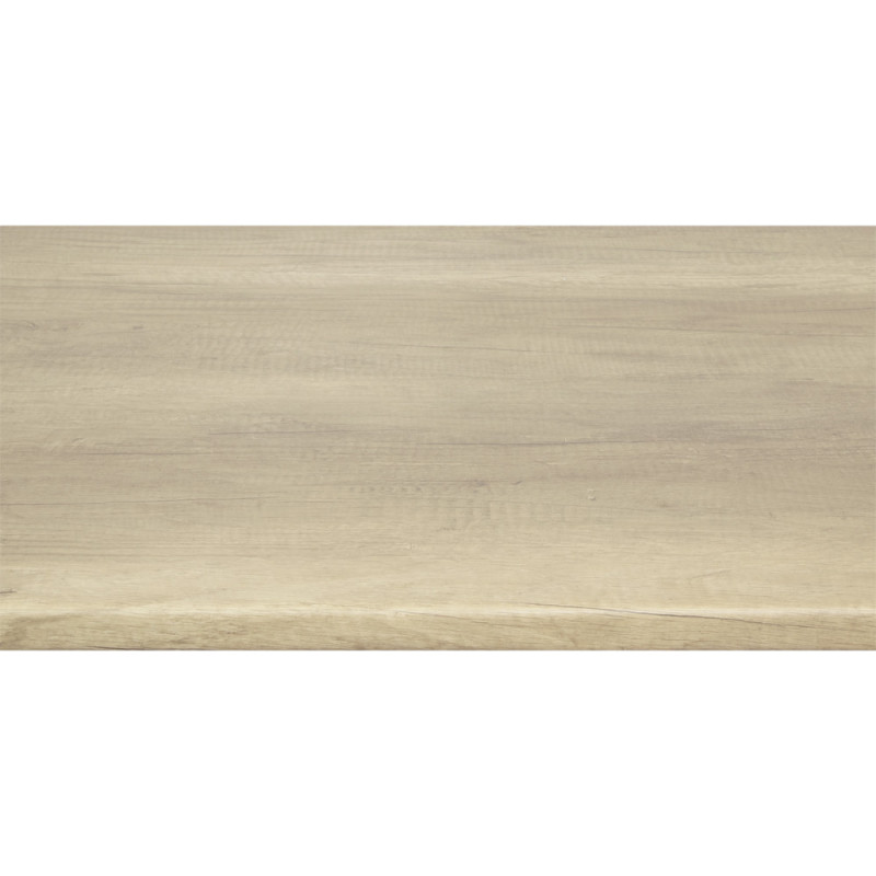 Plan de travail en bois aggloméré naturel 182 x 60 x 2,8 cm CANDO