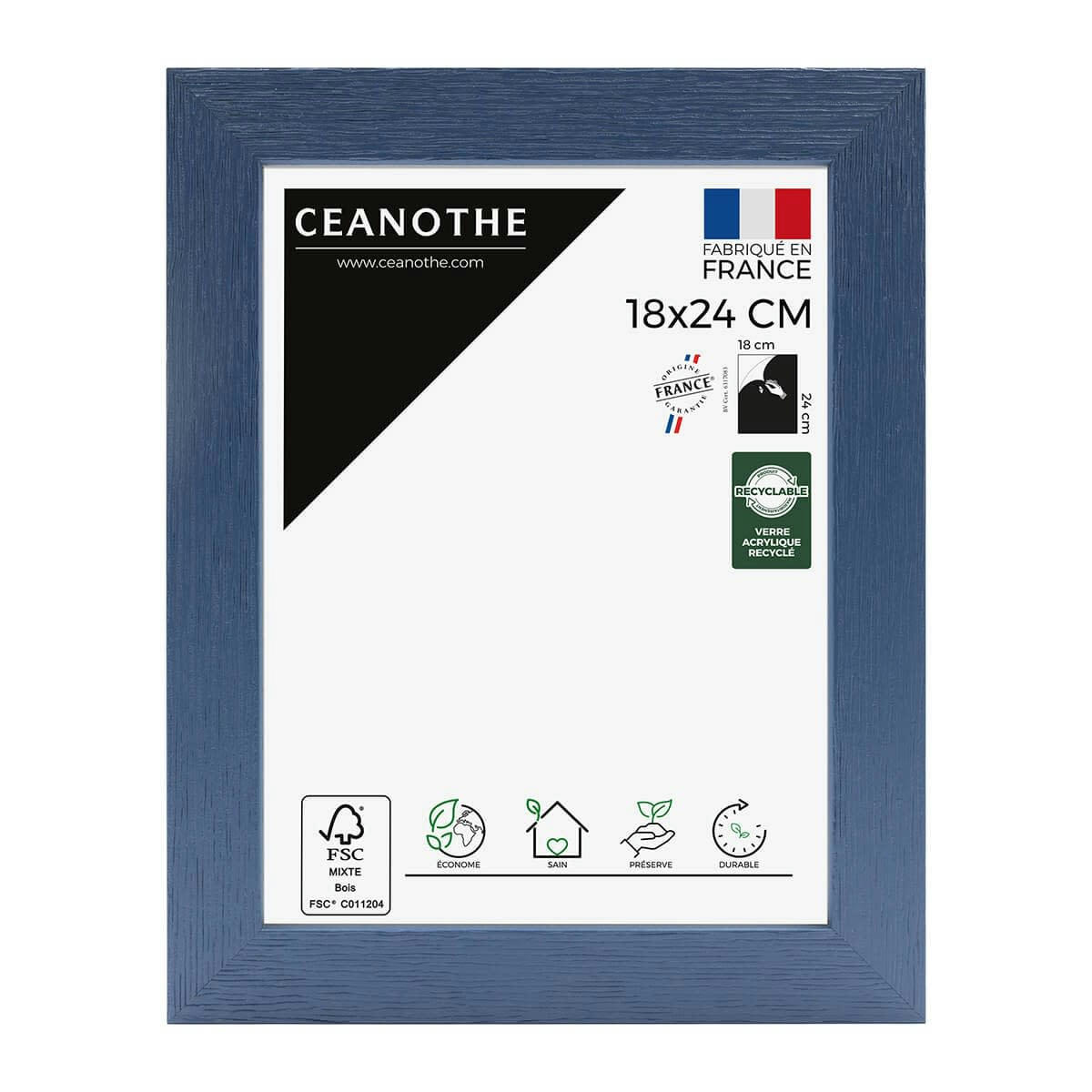 TUTTI FRUTTI - Cadre photo myrtille 18x24 cm bois reconstitué fsc