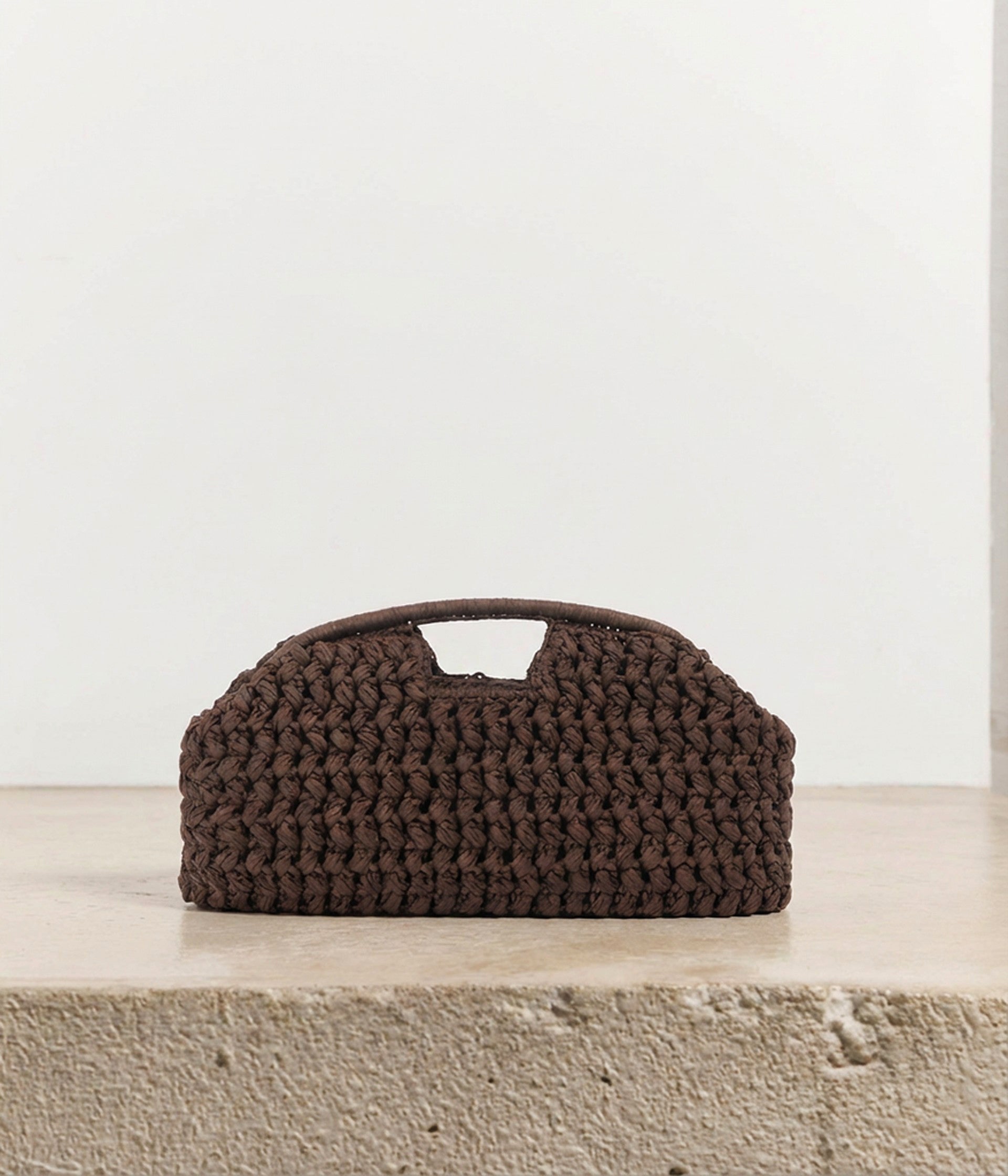 Sac paille chocolat Minorque