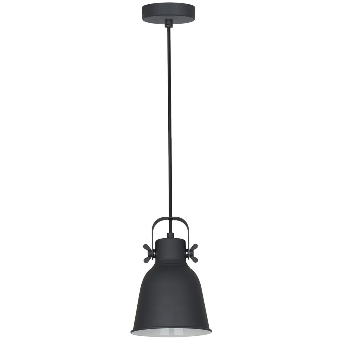 Lampa wisząca biało-czarna Lavare 1xE27x40W wym: 170x16x16 cm Italux