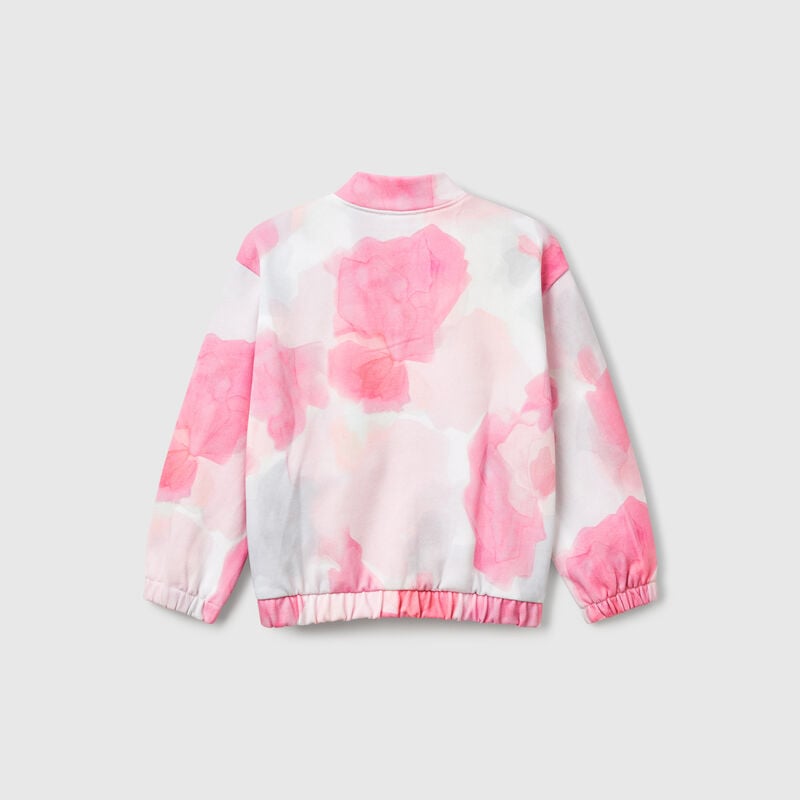 Sweatshirt with pattern print