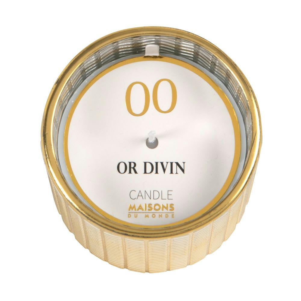 COLORAMA - Bougie en verre doré H7