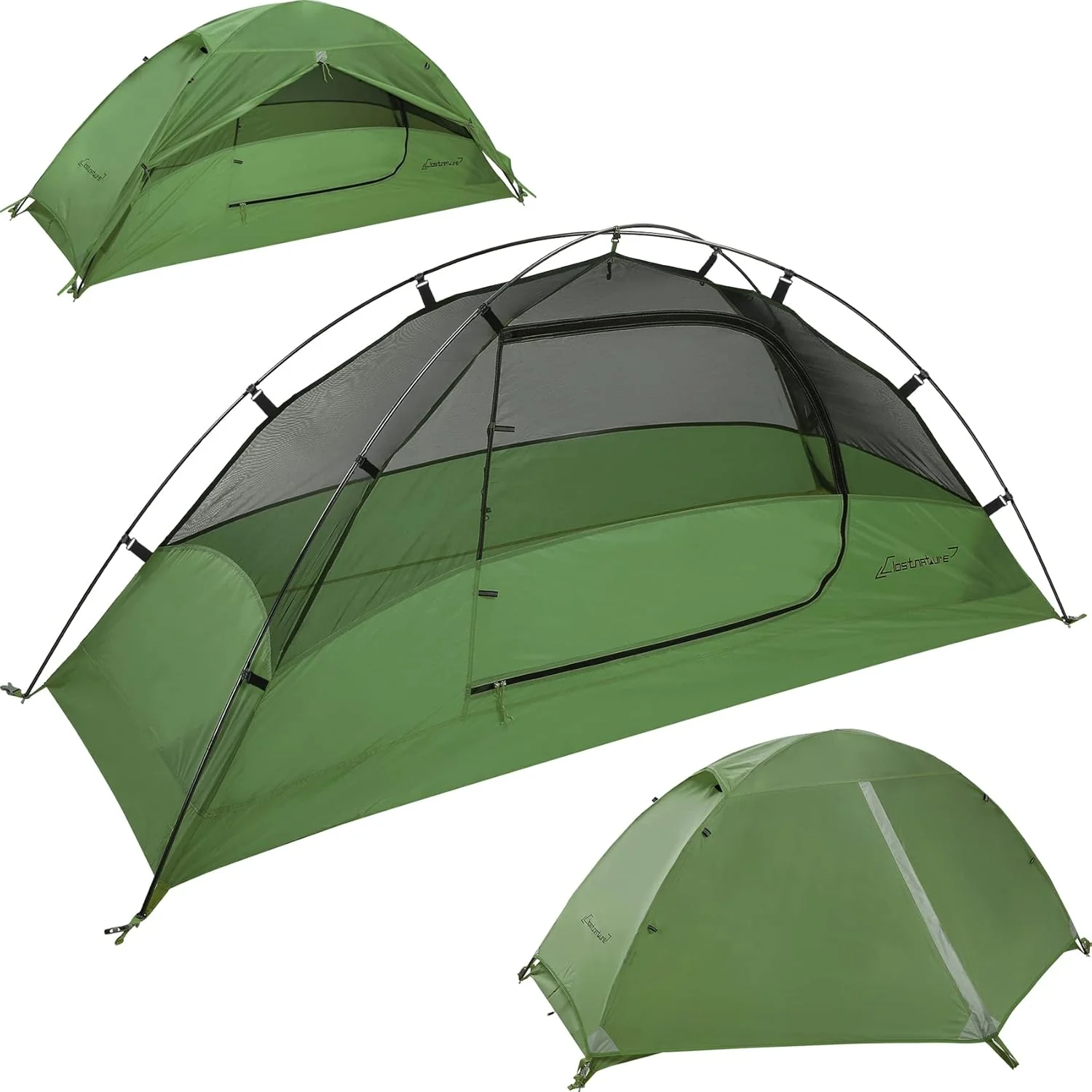 Ultra-Light 2/3/4 Person Waterproof Backpacking Tent for Hiking & Camping