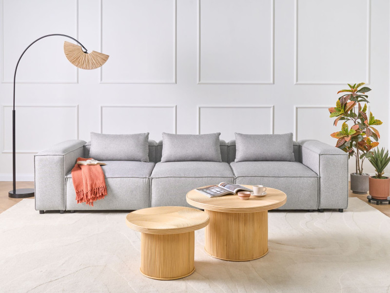 Sofa modułowa dla 3 osób BRANDE Szary