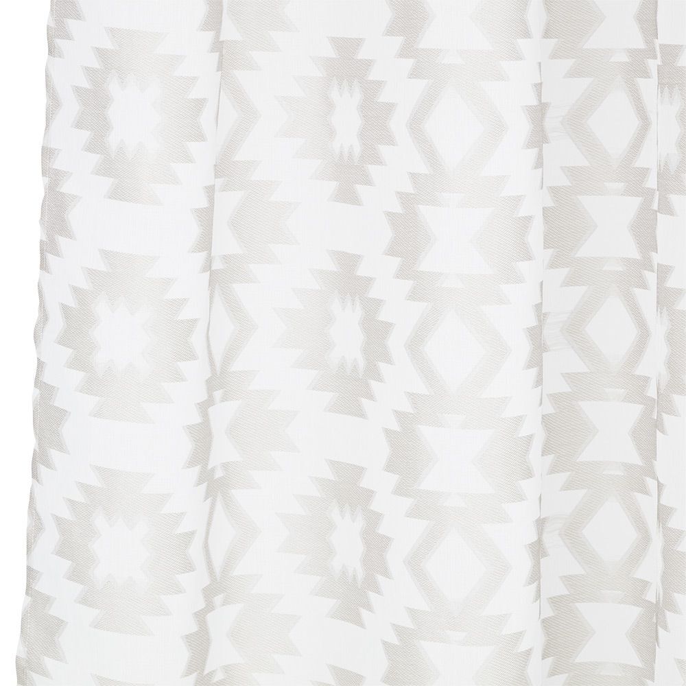 Voilage polyester 140x240cm jacquard beige