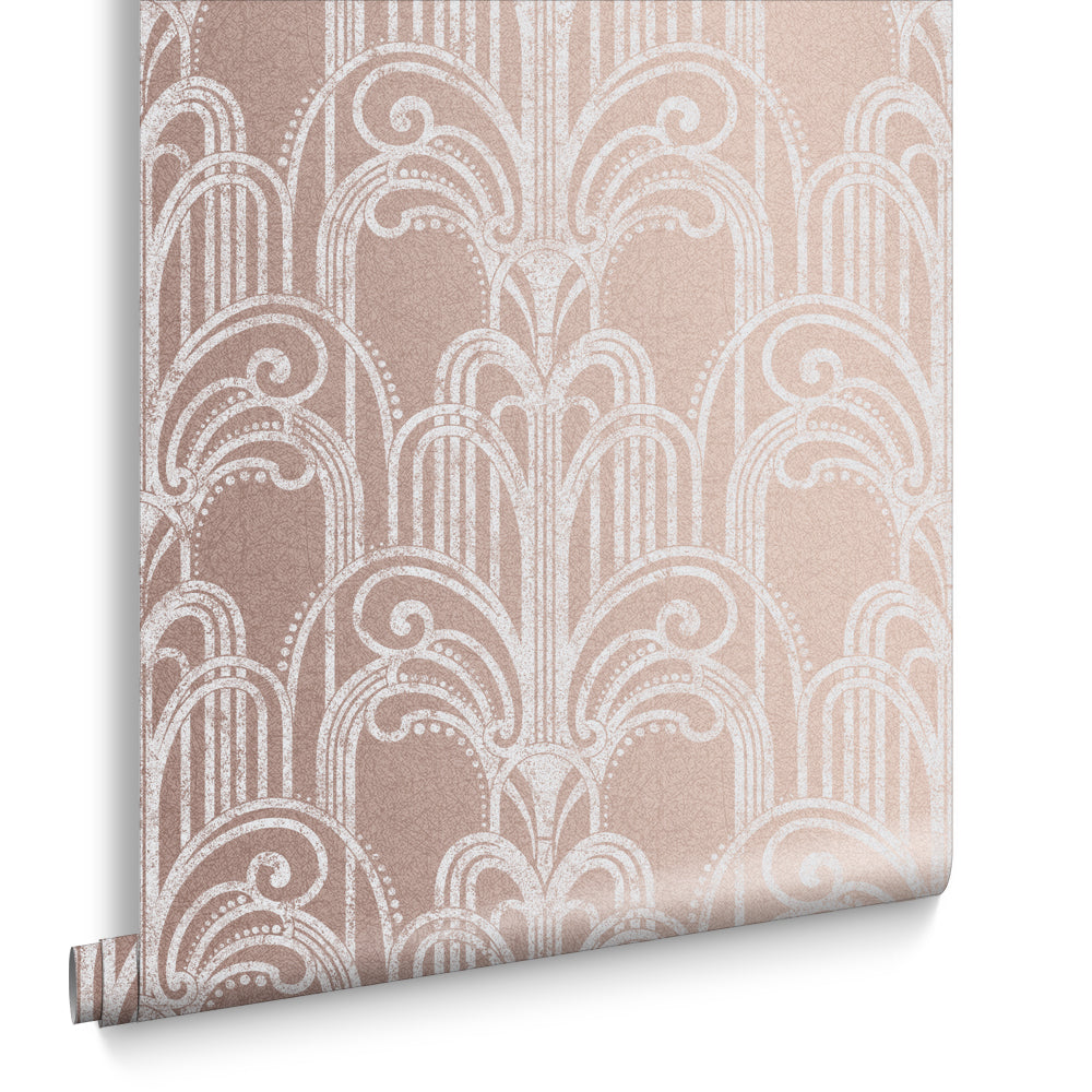 Graham & Brown Vliesbehang - Art Deco Rose Gold - 10mx52cm