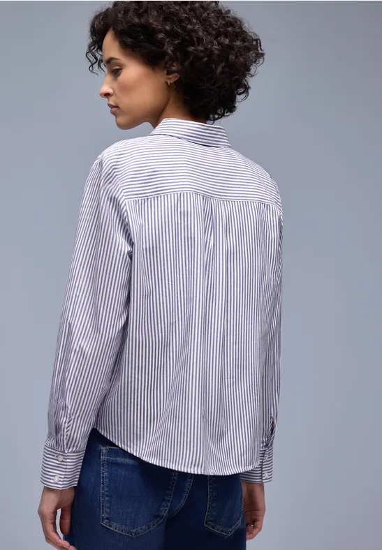 Gestreifte Hemdbluse
