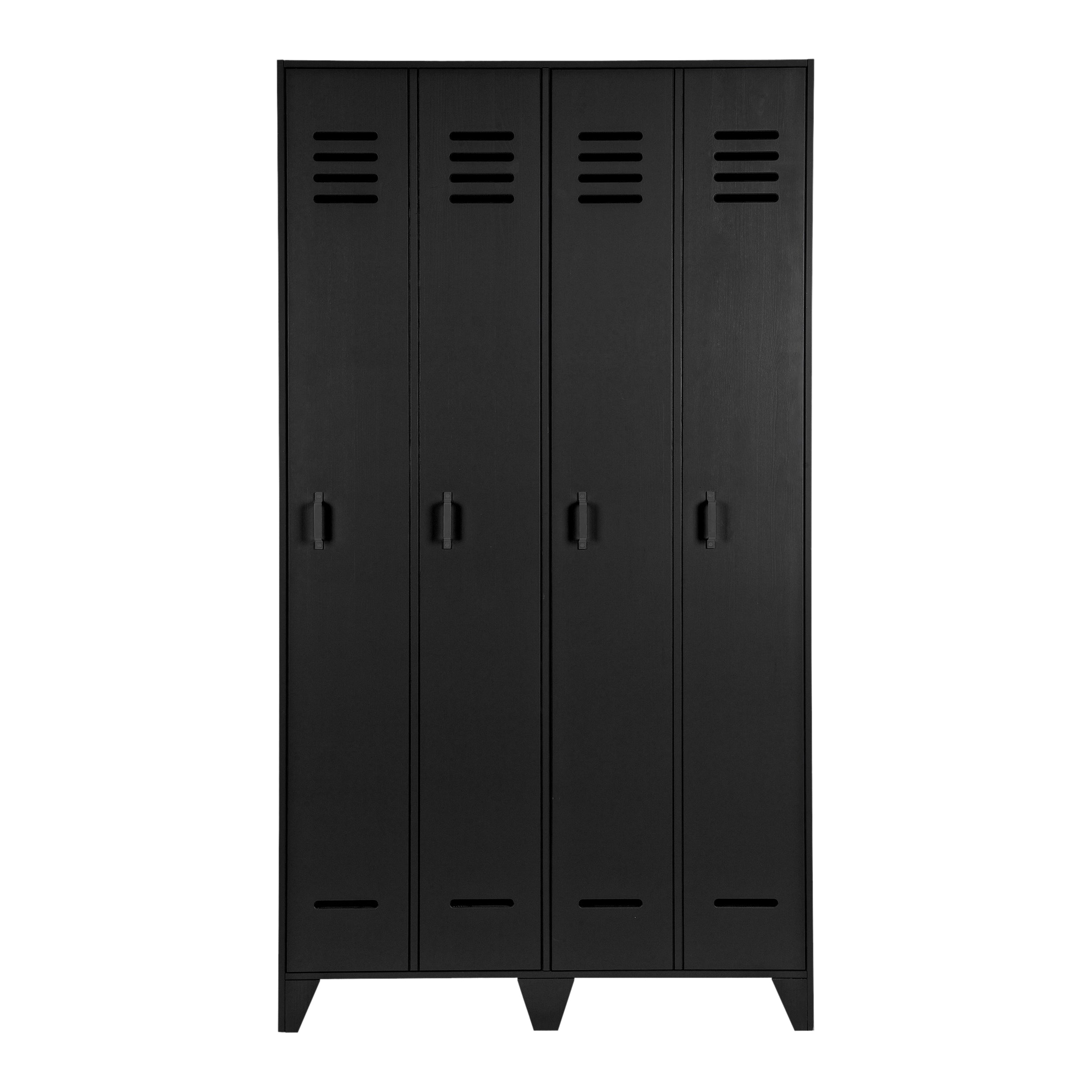 WOOOD Stijn Lockerkast - Zwart