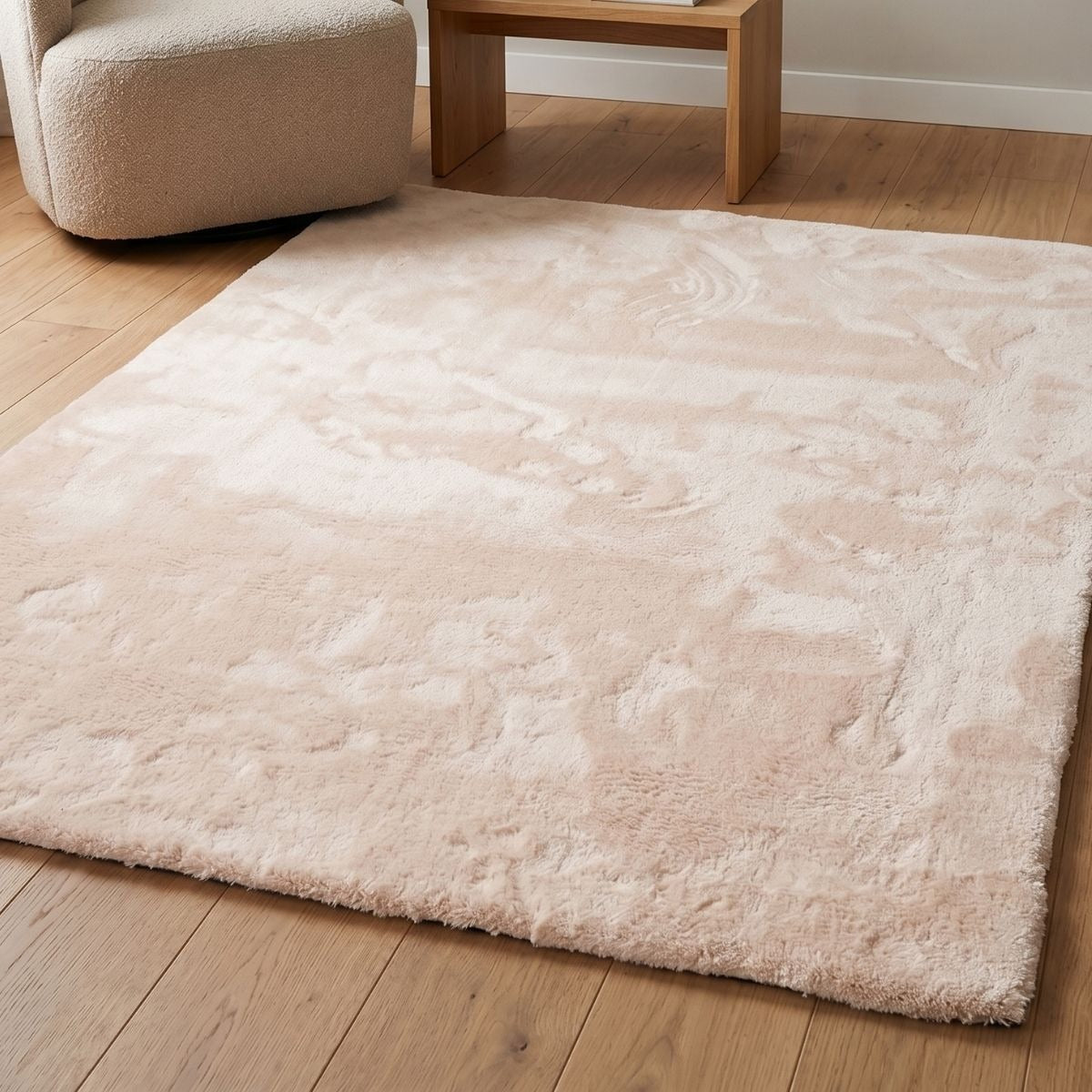 DÉJA Living Vloerkleed Civar - Wit Stof - 130x190cm