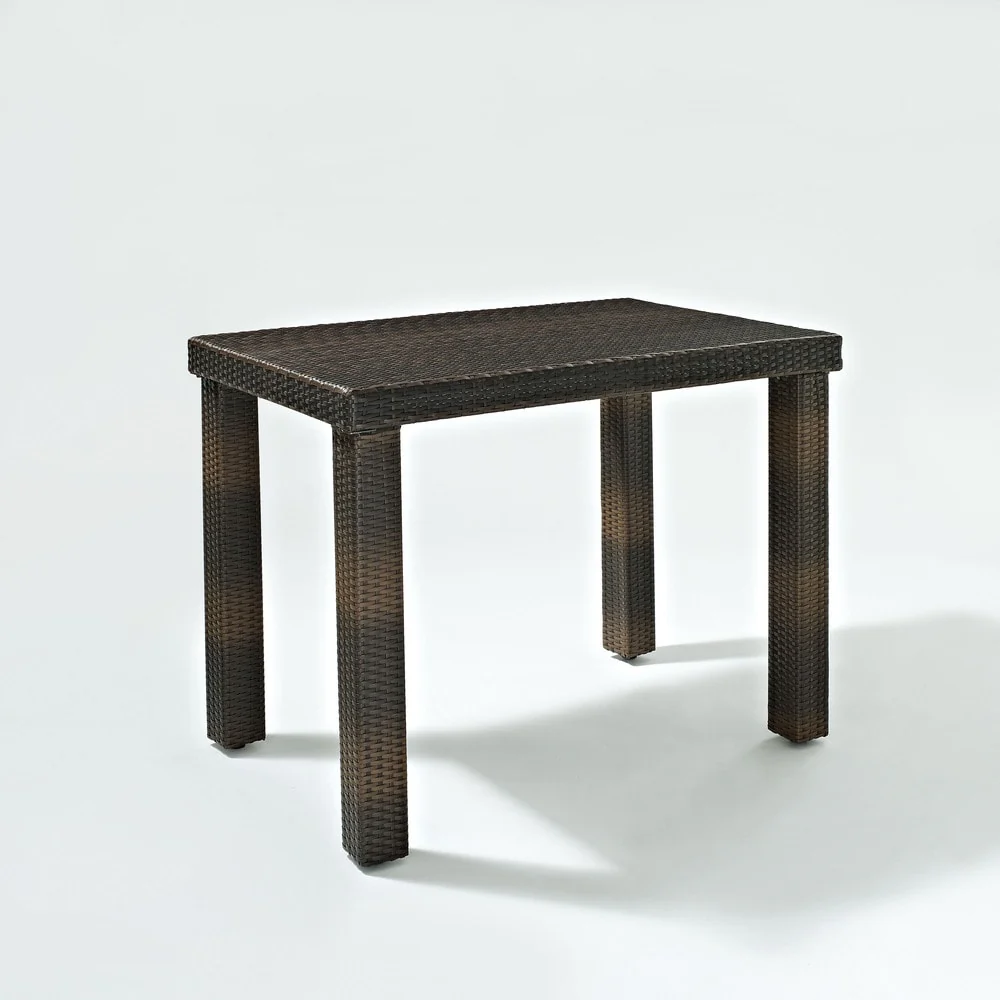 Crosley Palm Harbor Brown Wicker High Outdoor Dining Table - 48 W x 30 D x	36 H
