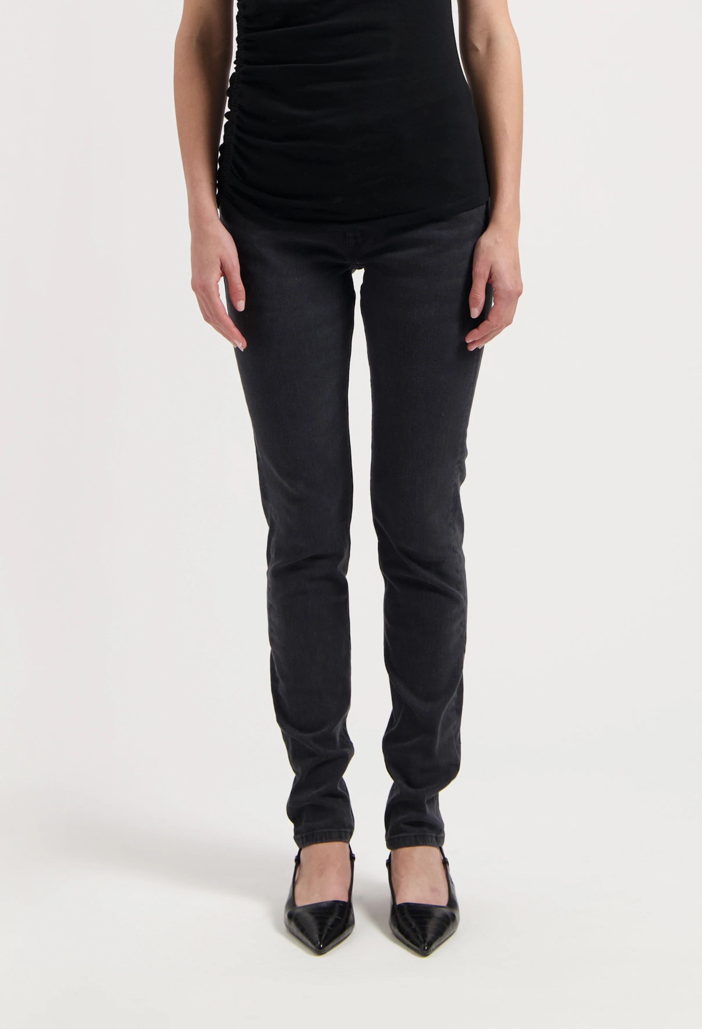Skyler Mid Skinny - Authentic Black