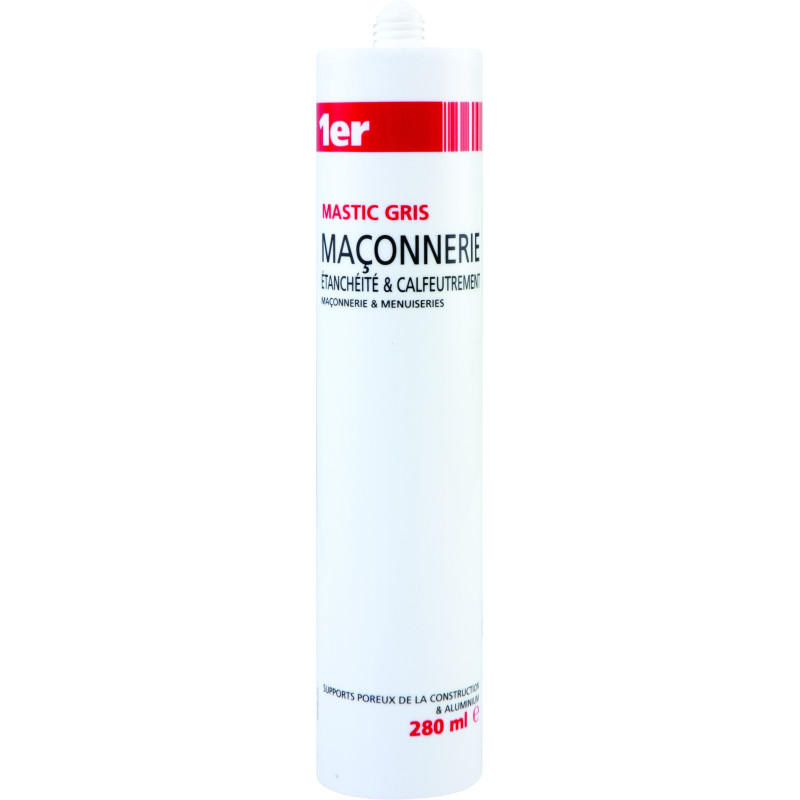 Mastic de maçonnerie gris 0,28 L 1ER