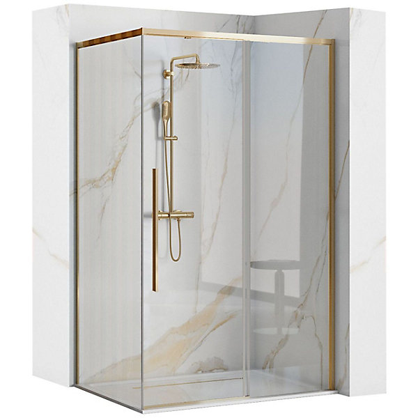 Cabine De Douche Rea Solar 90X120 Gold