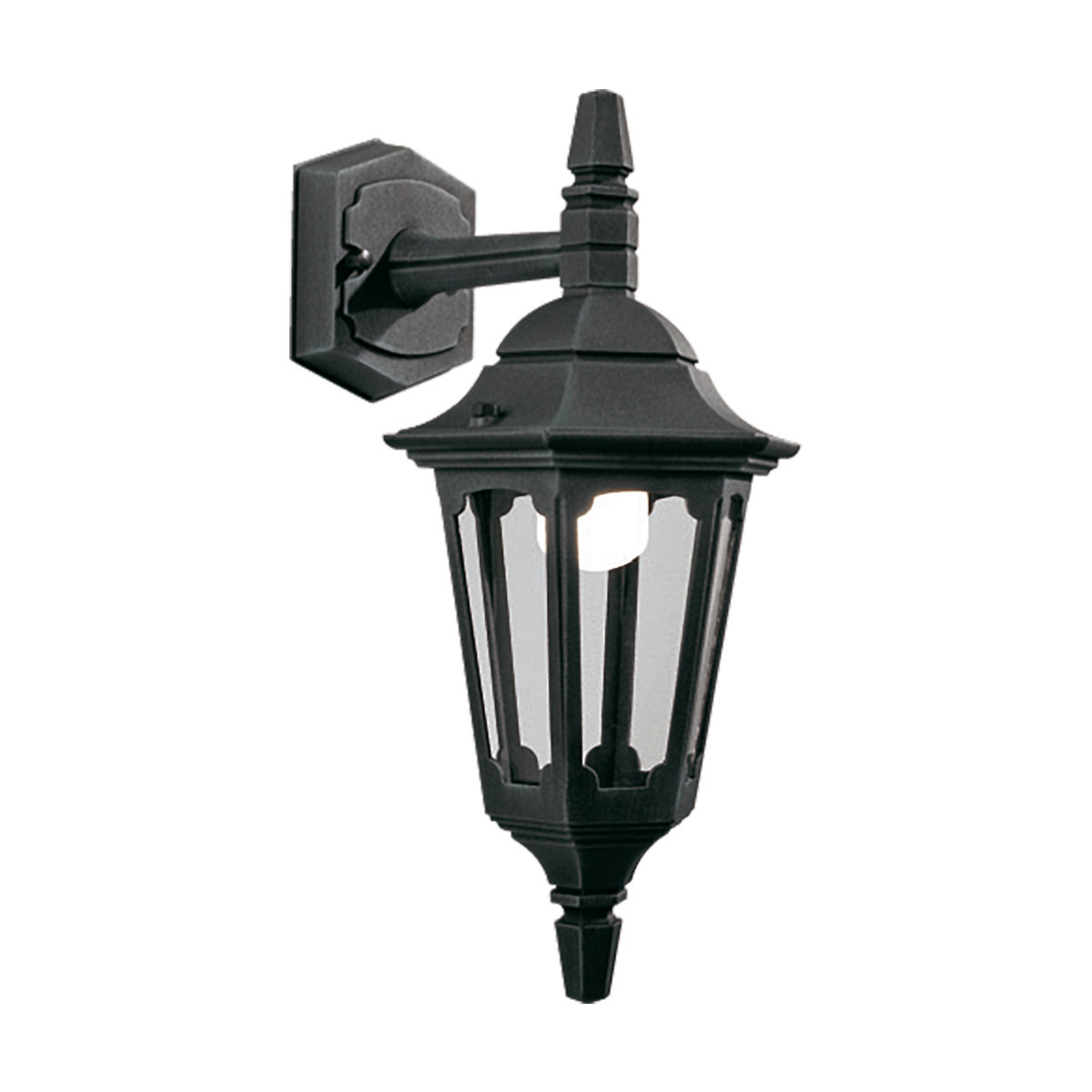Kinkiet zewnętrznyczarny Parish Mini 1xE27x60W IP44 Elstead