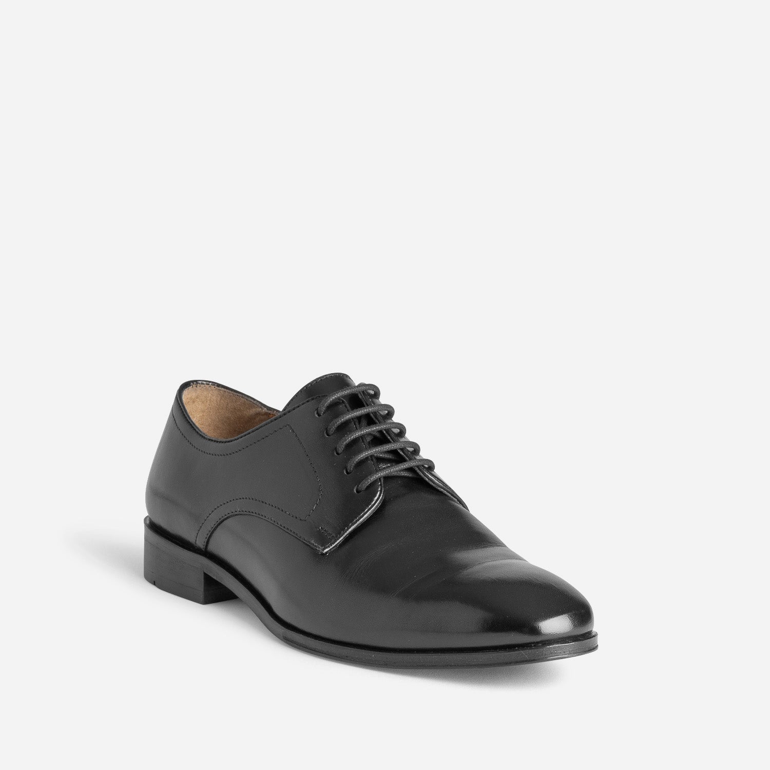 Derby noir cuir