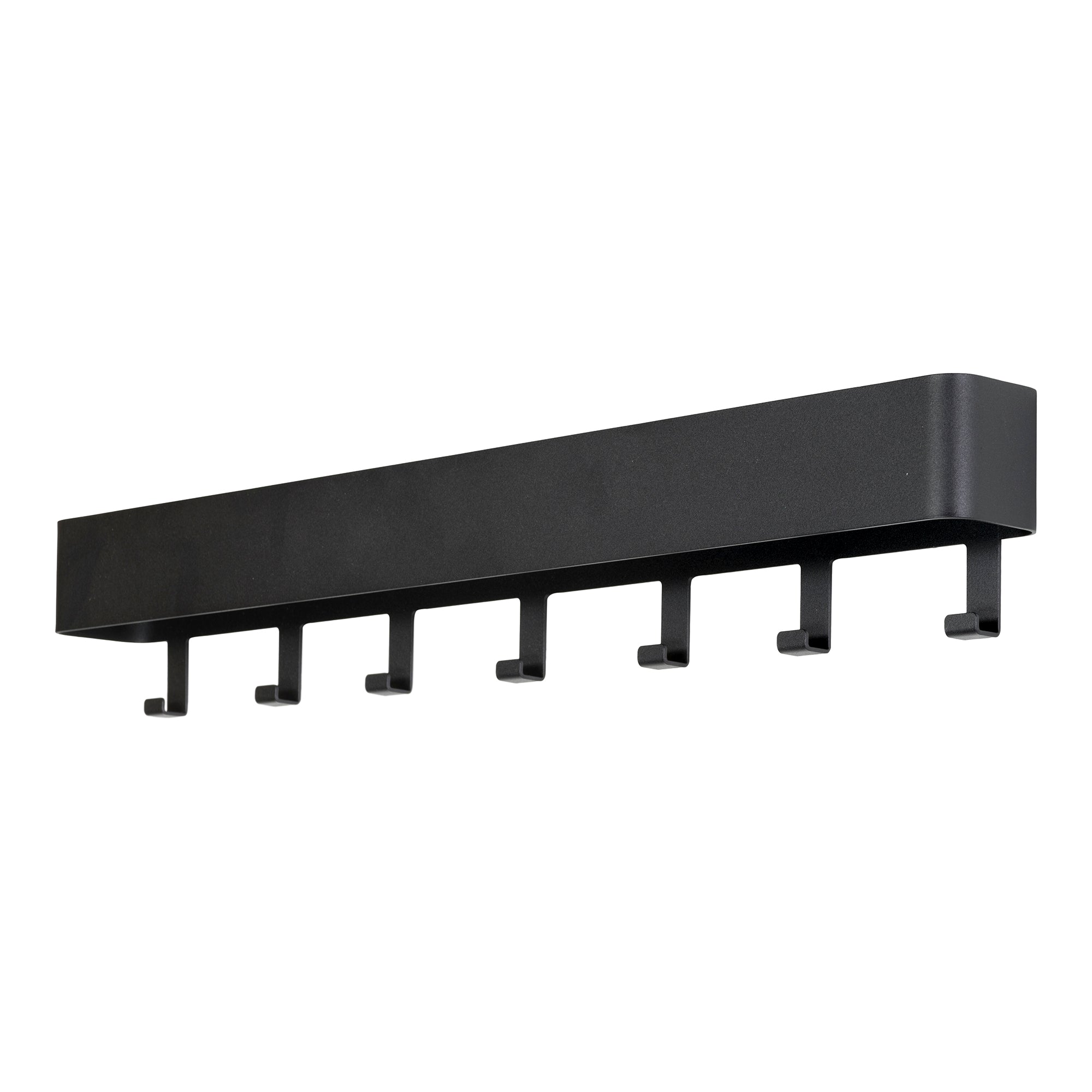 Spinder Design Dax Play 7 Wandkapstok H 12 cm - Zwart