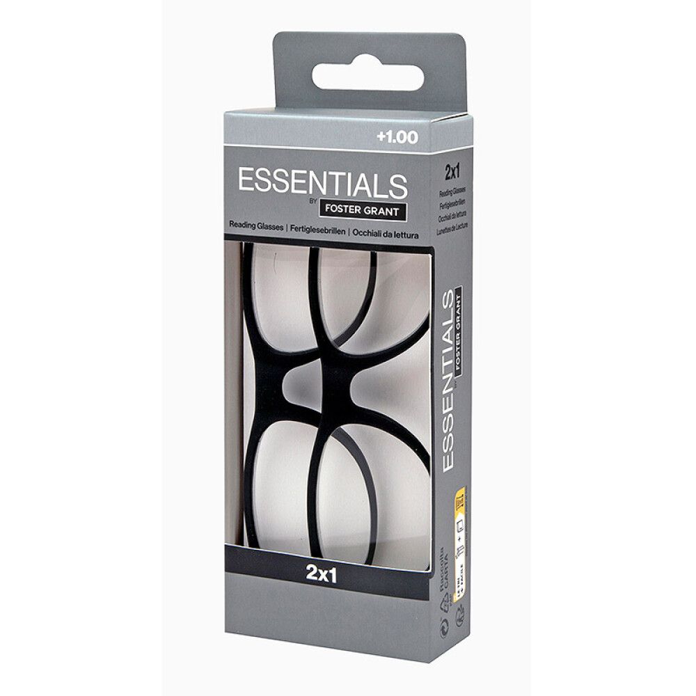 LESEBRILLER ESSENTIALS  1,0 2-PK