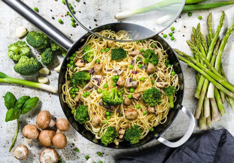 ISENVI Murray keramische hapjespan 26 CM - RVS greep