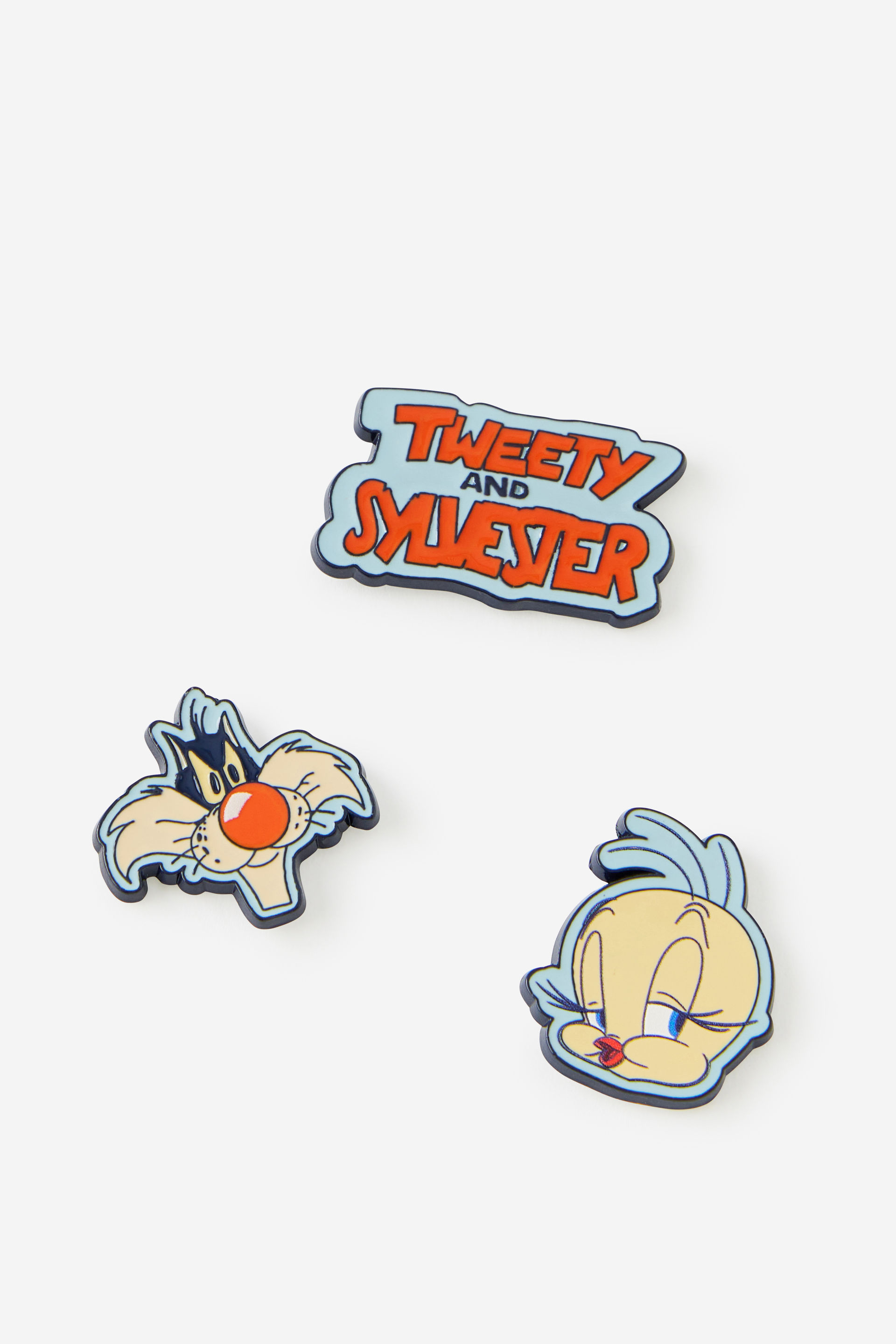 Looney Tunes Enamel Sticker 3pk