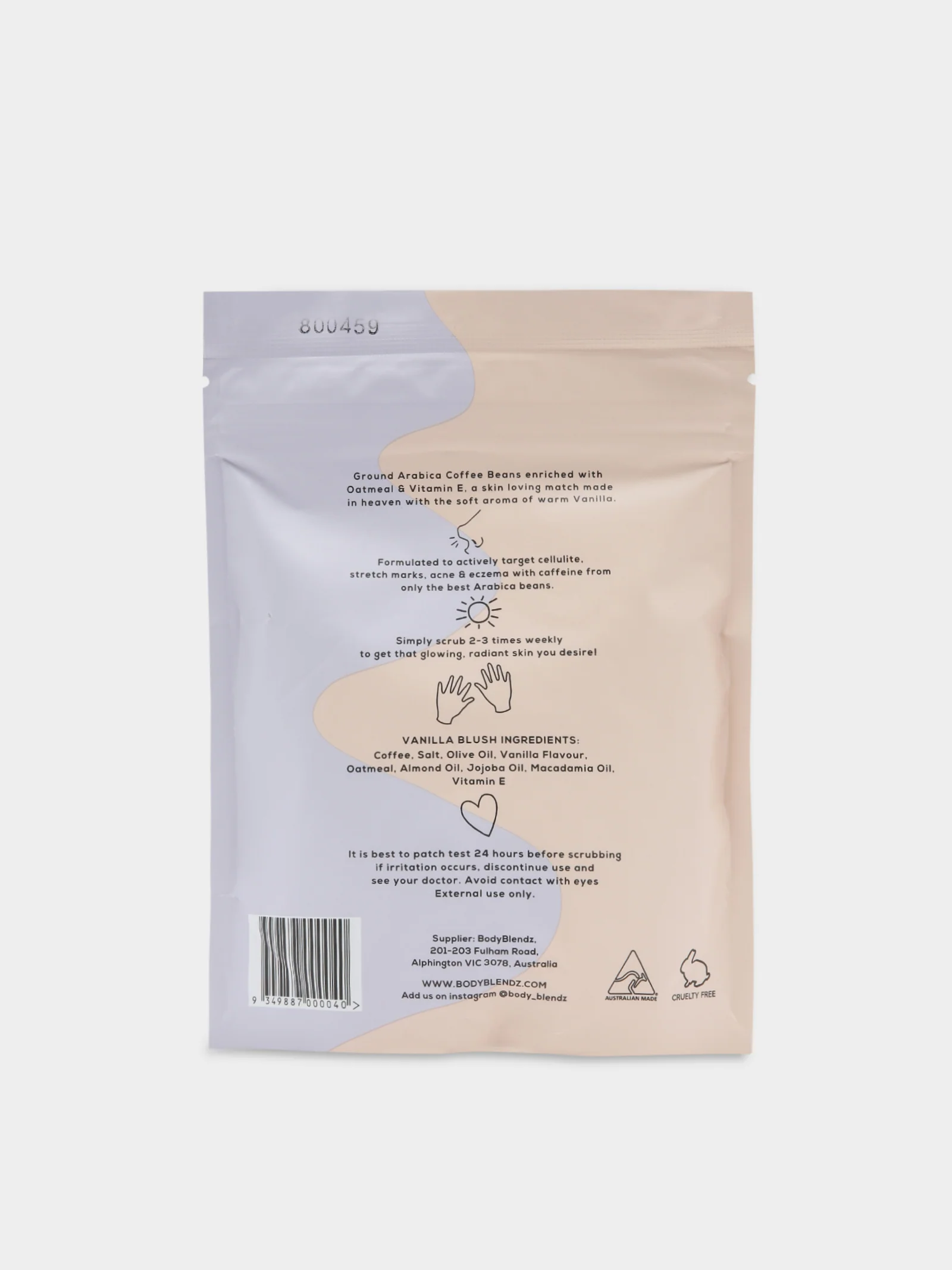 Vanilla Blush Coffee Scrub