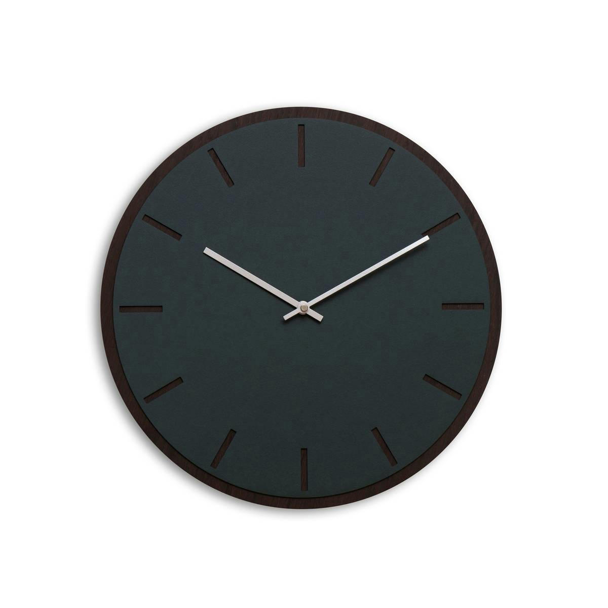 - Horloge murale en linoléum gris D38cm