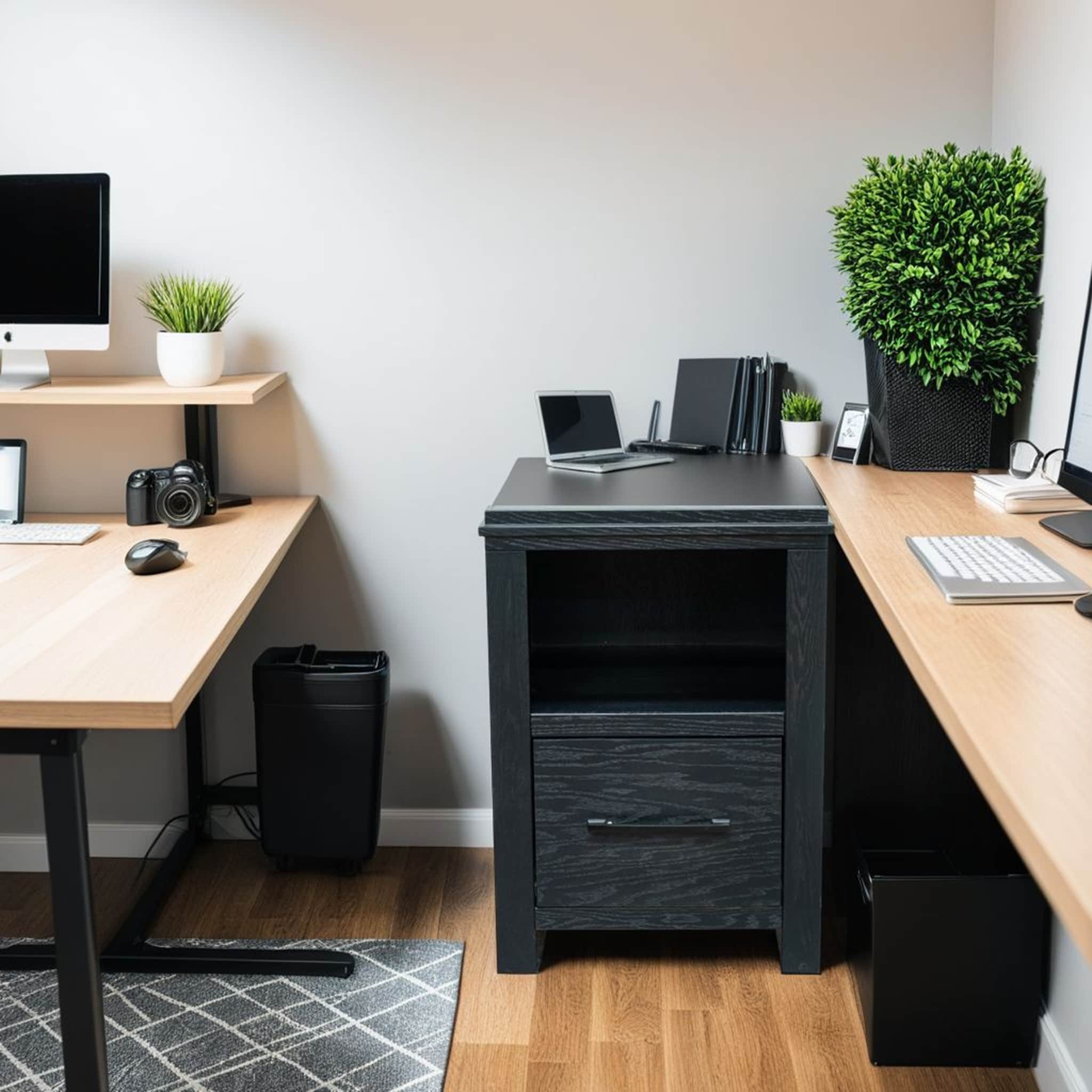 Bridgevine Home Tybee 22 inch One Drawer File, No Assembly Required