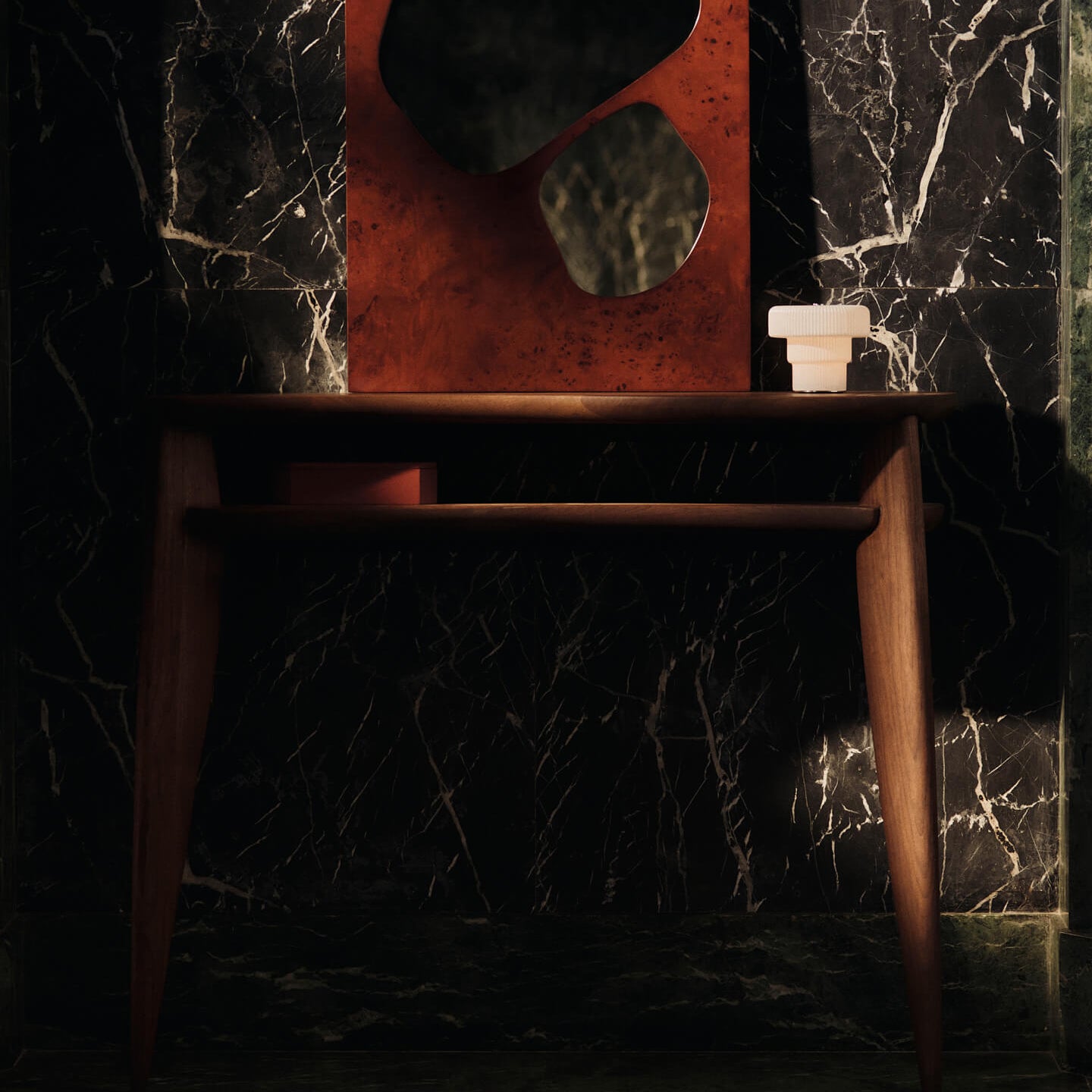 Ferm Living Feve Sidetable - Walnoot