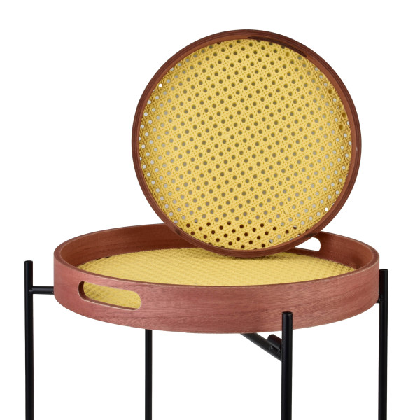 Stolik z tacą LAMMY komplet 38xh48cm/30cm